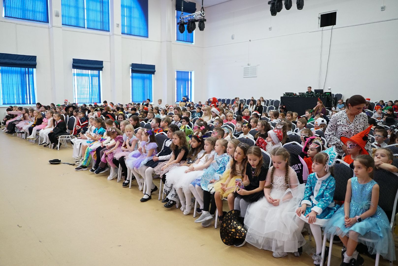 школа, шоу, дети, новый год,