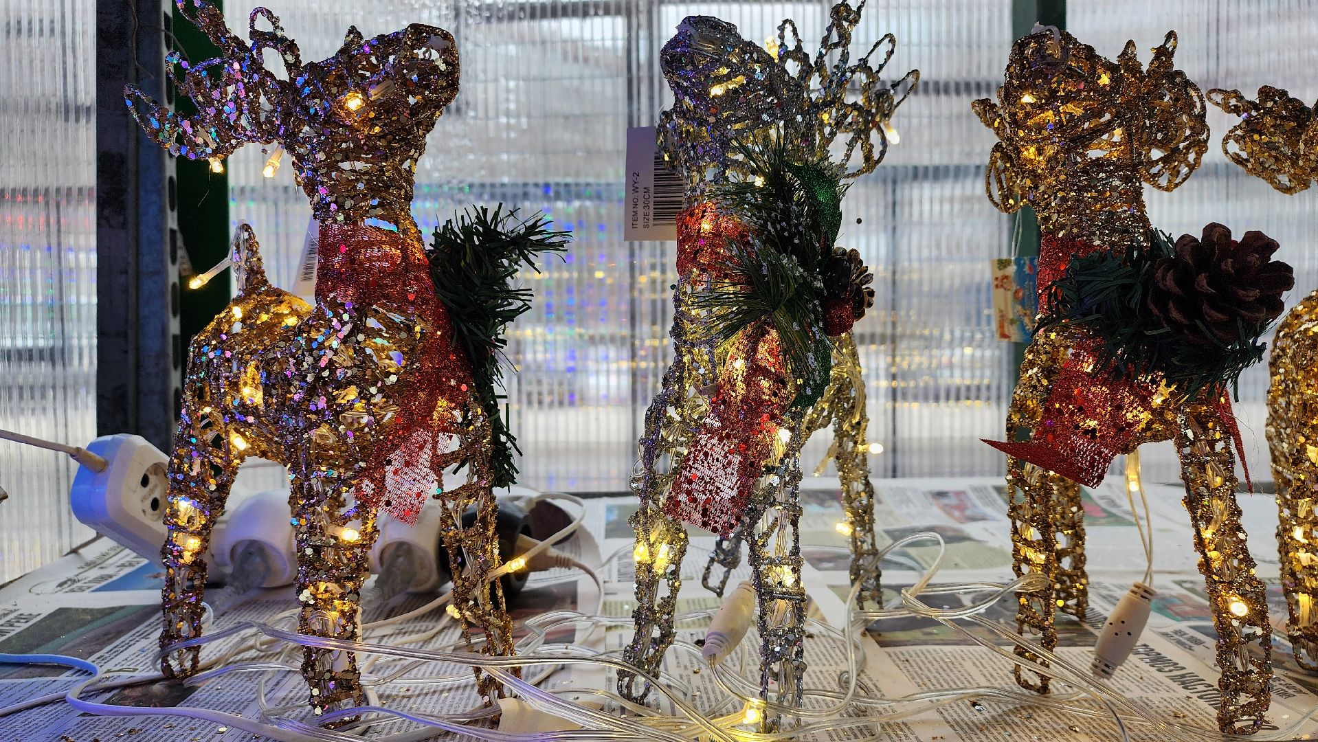 Новый год, новогодние гирлянды, искусственные елки, Ногинск, Богородскиц городской округ, вертикалки