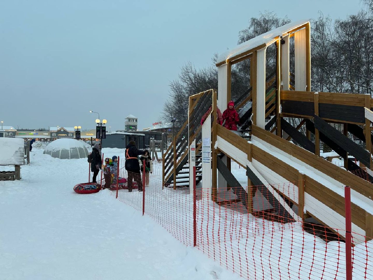 горка для тюбинга, рейтинг, зима в подмосковье, истра, вертикалки,