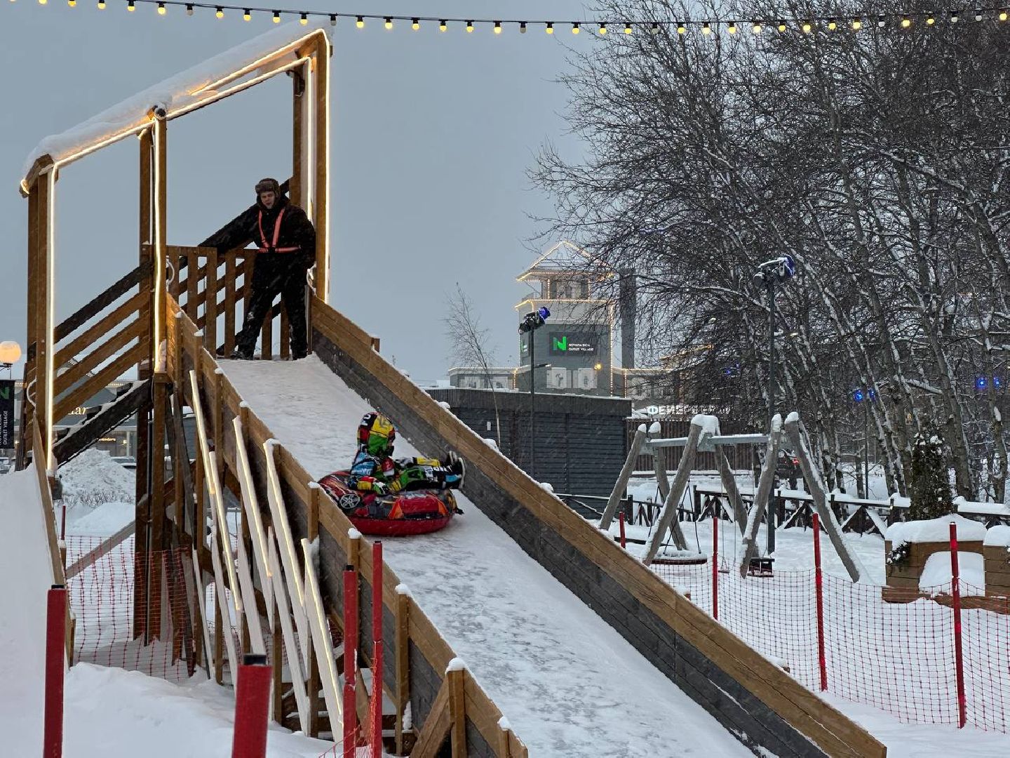 горка для тюбинга, рейтинг, зима в подмосковье, истра, вертикалки,