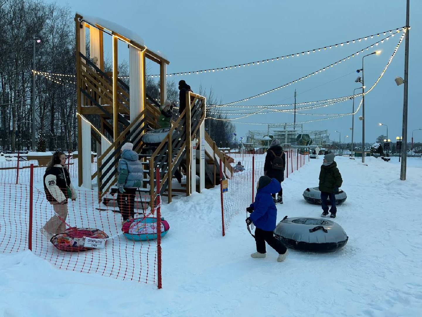 горка для тюбинга, рейтинг, зима в подмосковье, истра, вертикалки,