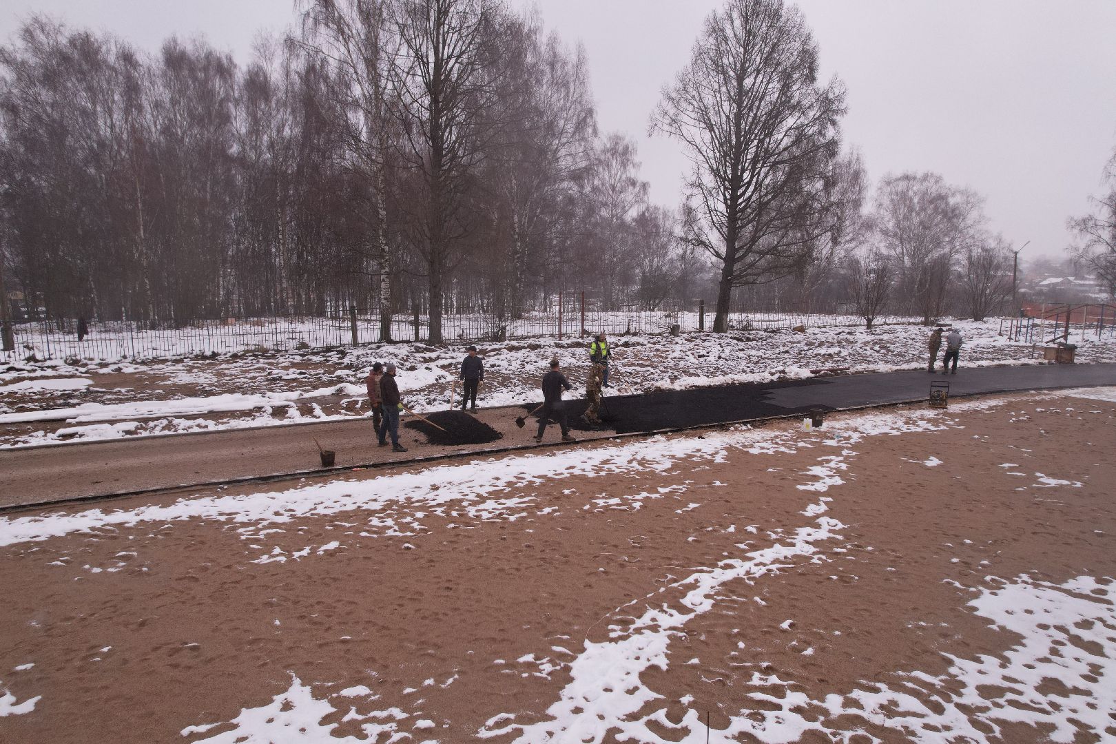 видео с коптера, стадион, волоколамск,