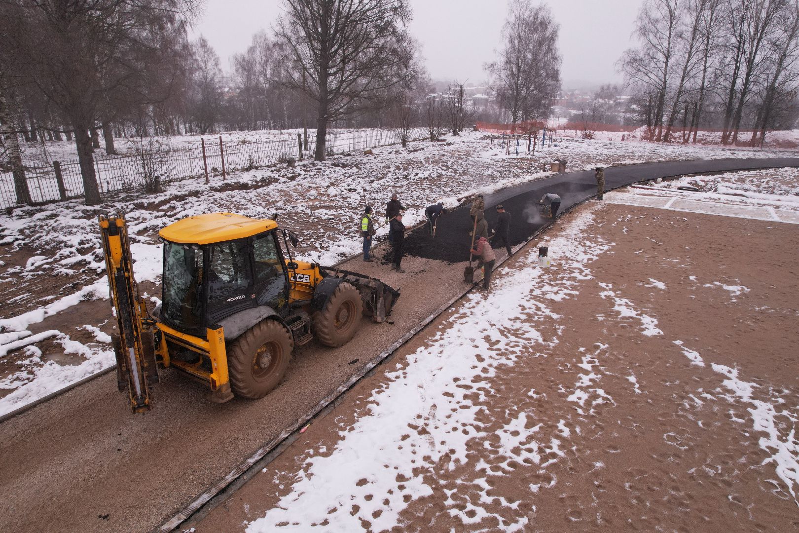 видео с коптера, стадион, волоколамск,