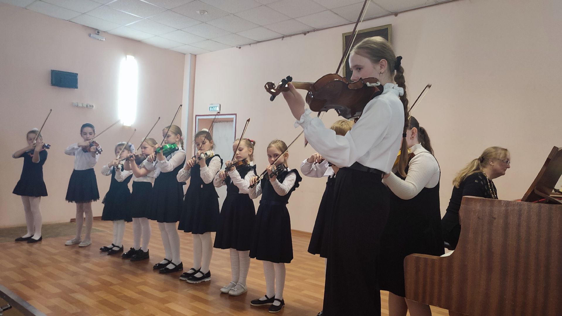 Кашира, ДШИ, отчетный концерт, хор, оркестр