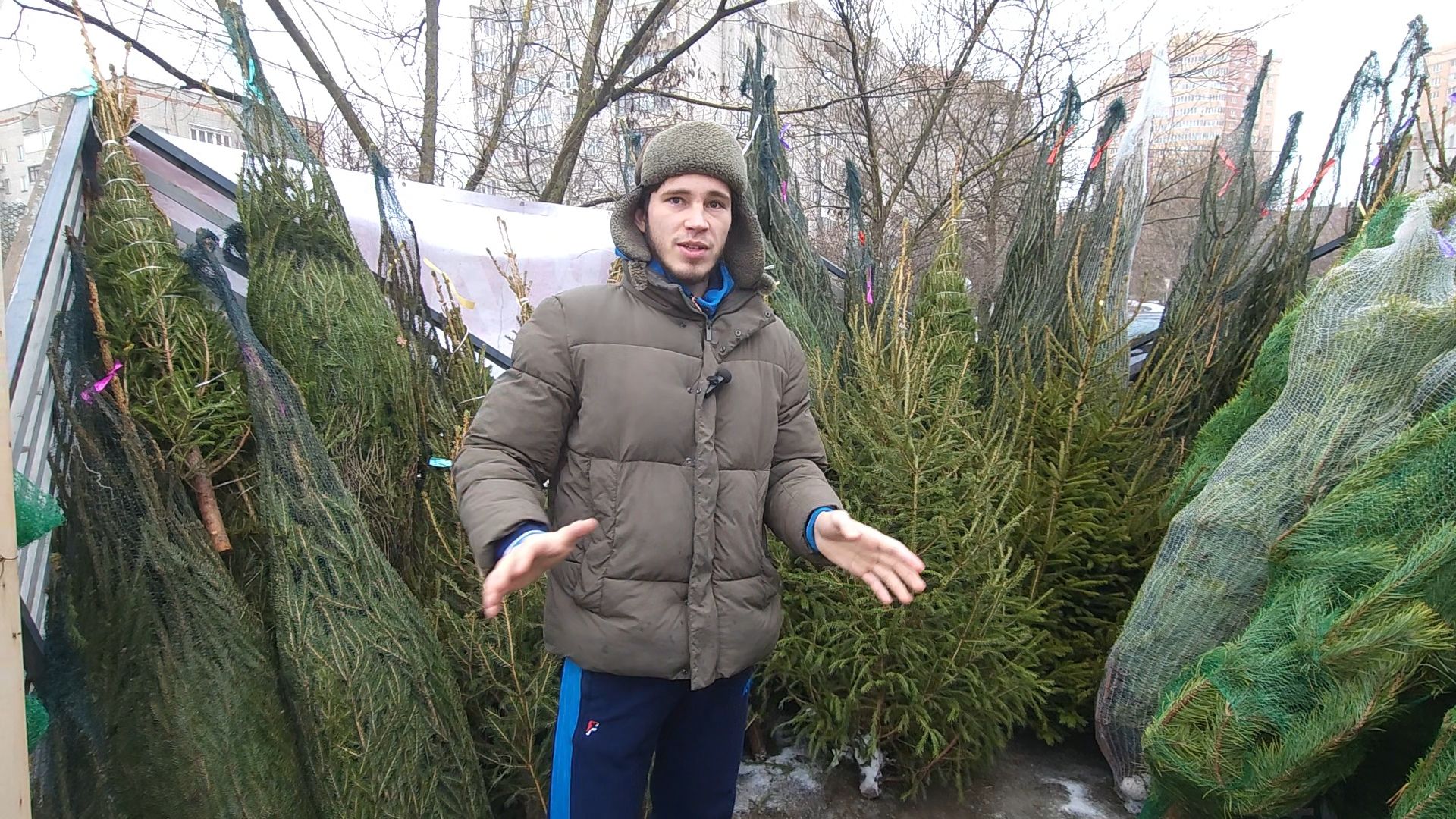 Одинцово, новый год, елки, вертикалки,