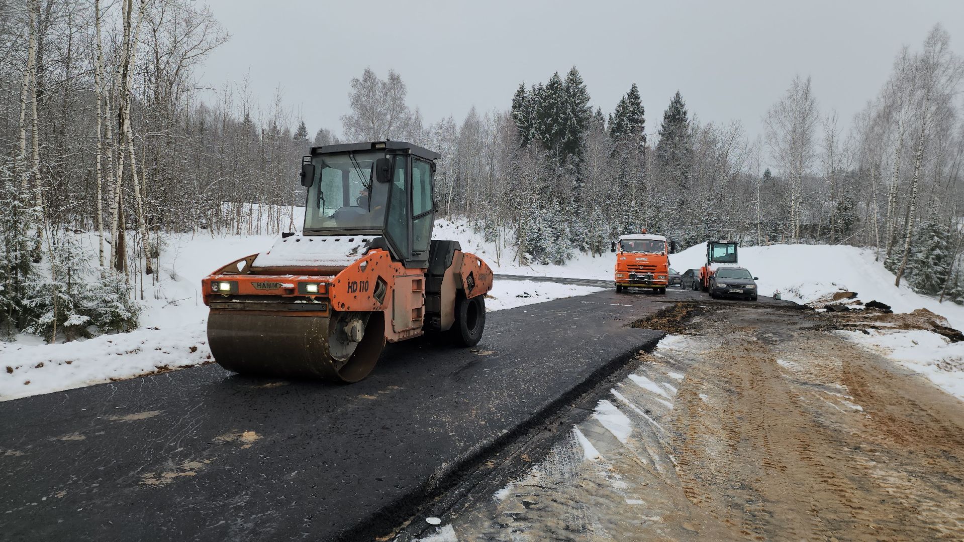 Руза, тучково, строительство дороги, Объездная дорога, рузский округ, московская область, подмосковье, вертикалки,