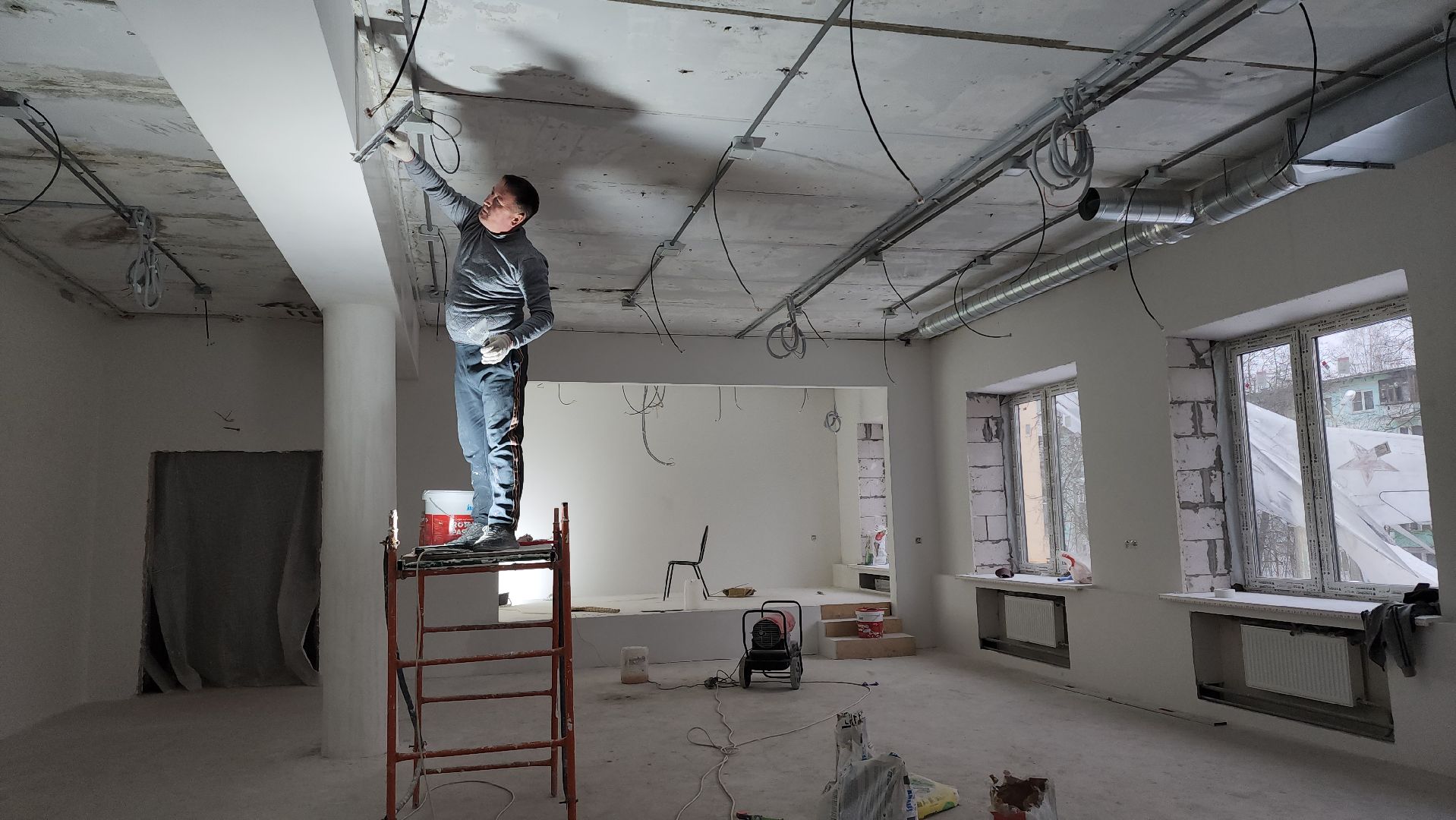 заря, кдц заря, капремонт, капитальный ремонт, досуговый центр, вертикалки,