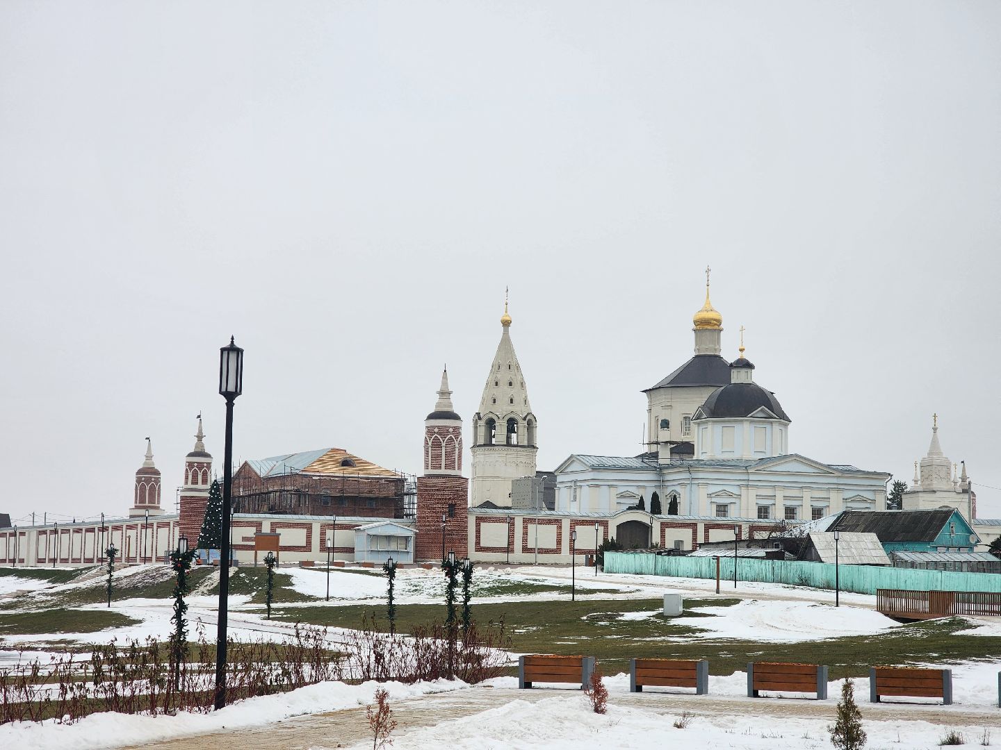 Коломна, монастырь, церковь, реставрация, вертикалки,