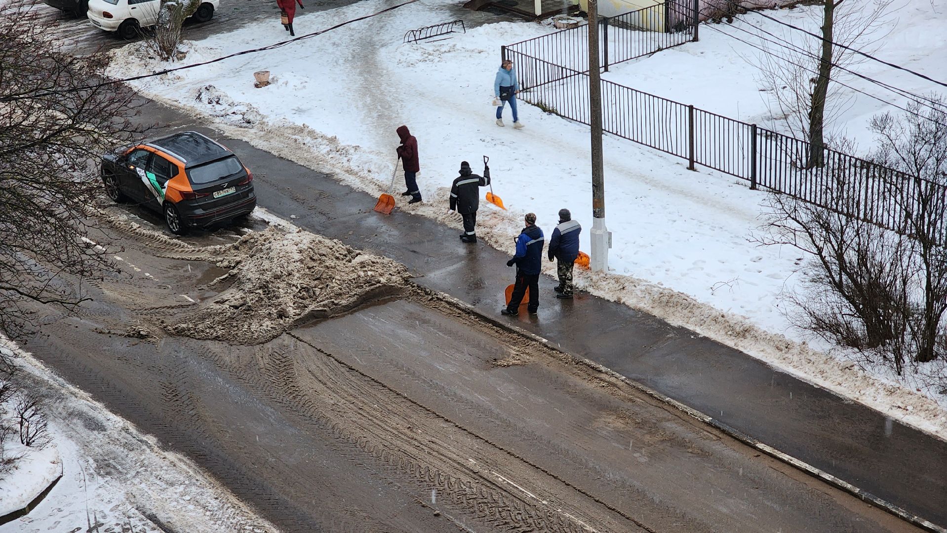 ЖКХ, уборка снега, коммунальные службы, Старая Купавна, Богородский городской округ, вертикалки