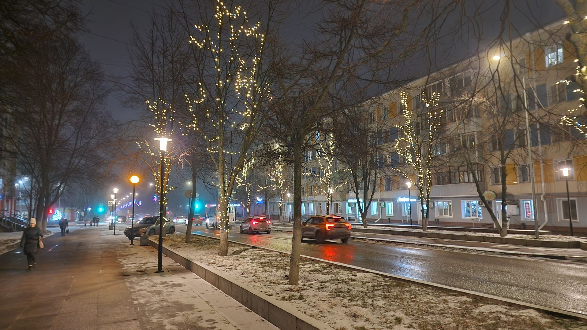 кашира, новый год, новогодние украшения, гирлянды, елка, вертикалки,