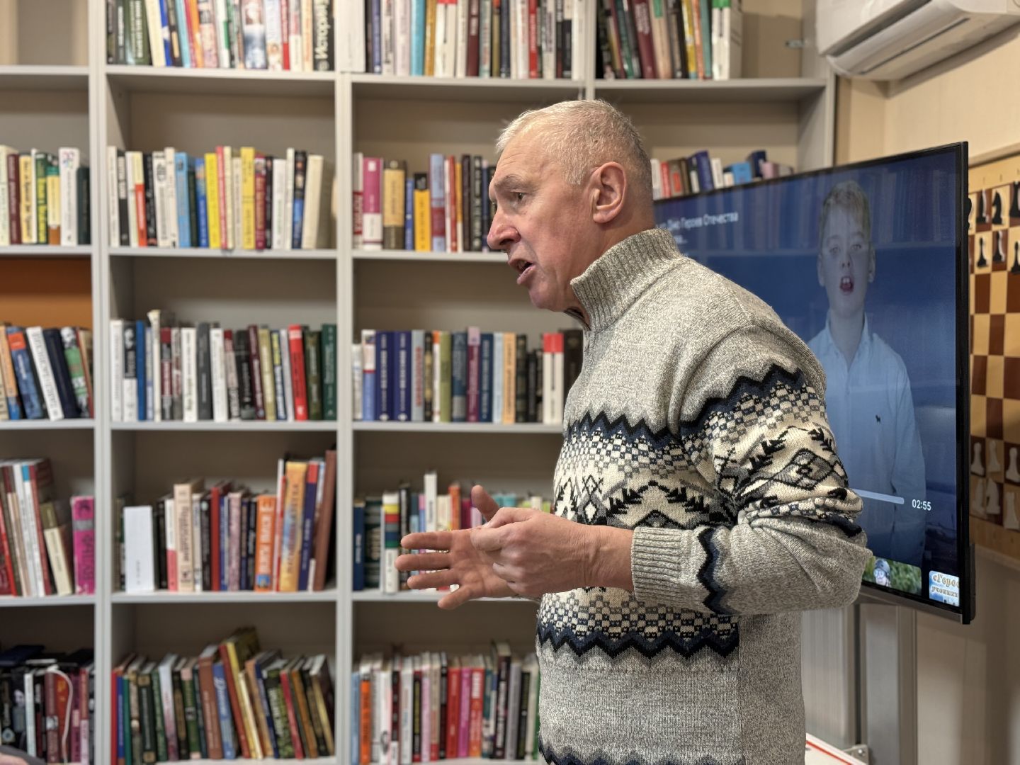 урок мужества, союз ветеранов, Видновская библиотека, школьники ленинского округа,