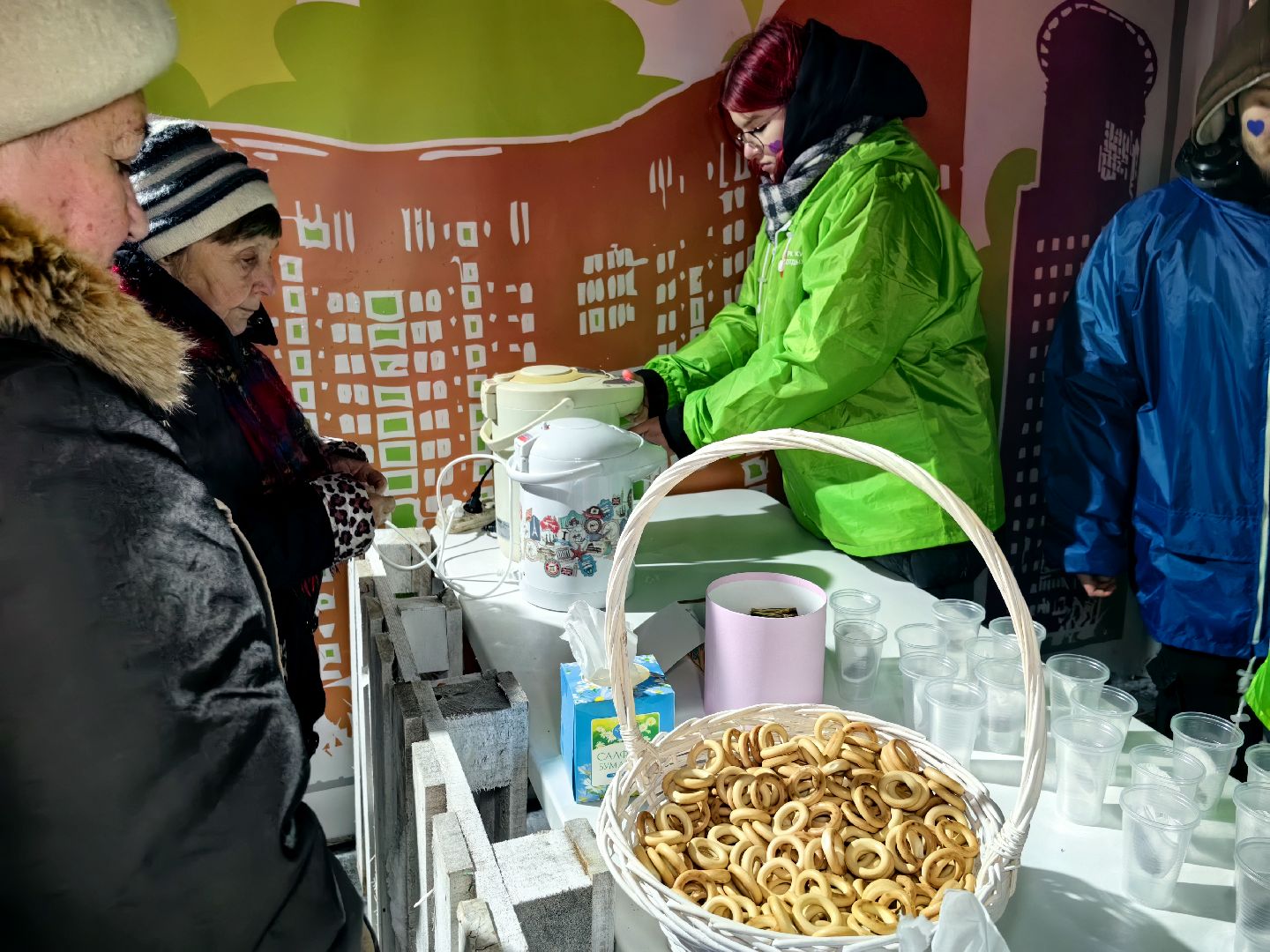 парк, мандаринка, акция, новый год, дед мороз, вертикалки