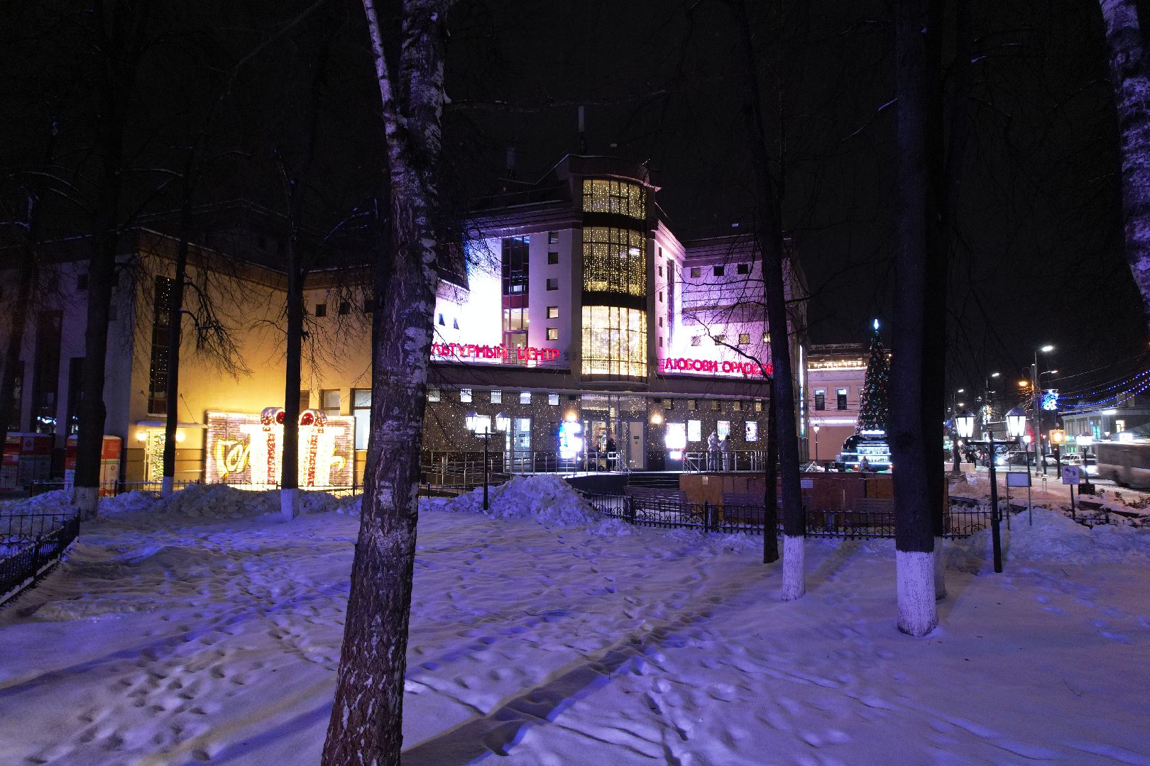видео с коптера, дк, одинцовский городской округ, украшение города, новый год,