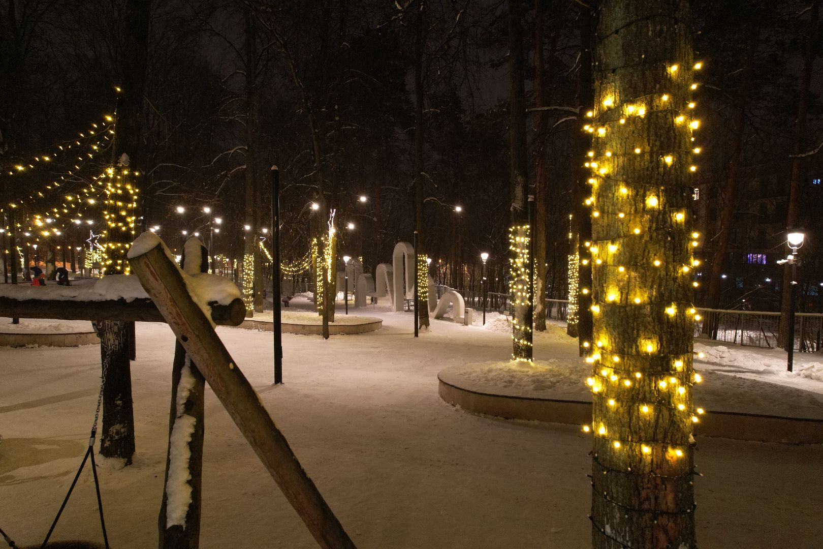 видео с коптера, зима в подмосковье, звенигород,