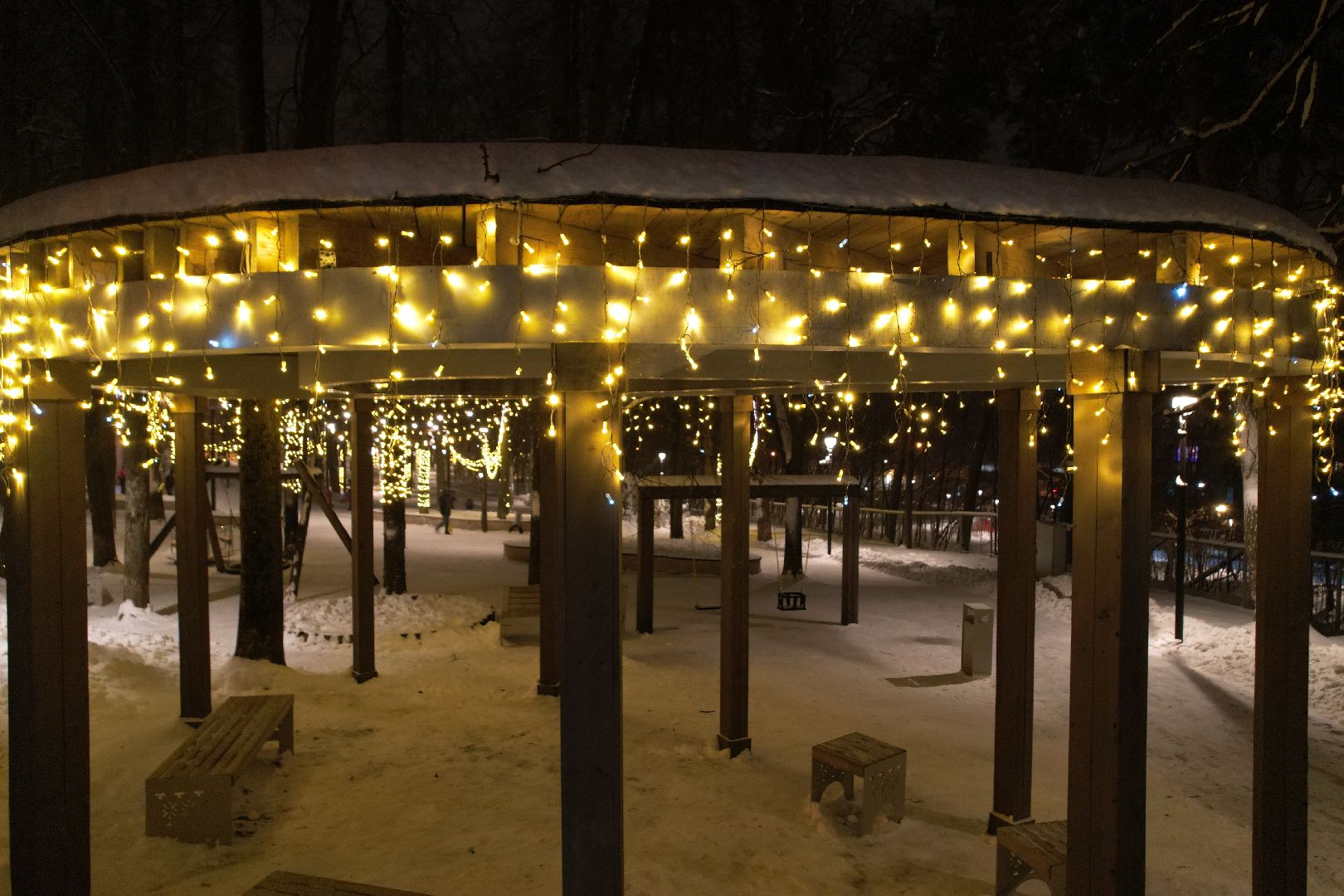 видео с коптера, зима в подмосковье, звенигород,