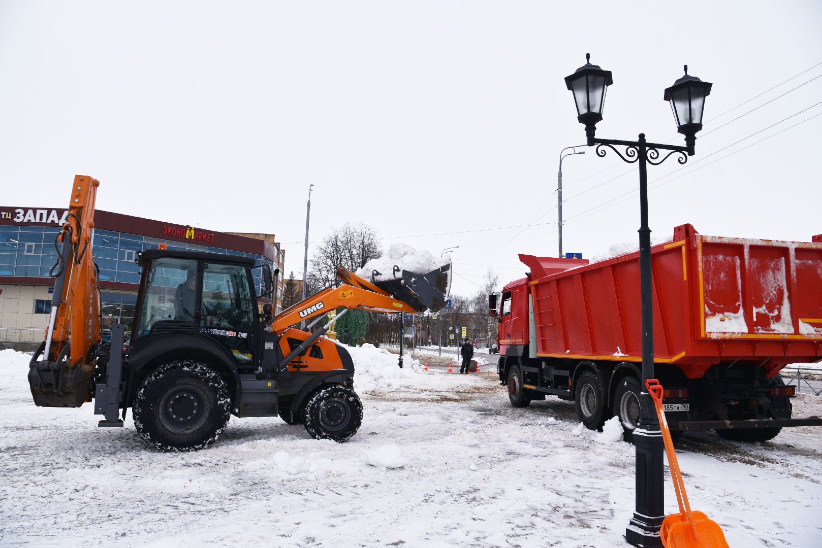 лотошино, благоустройство, уборка снега, уборка снега и наледи, вертикалки,