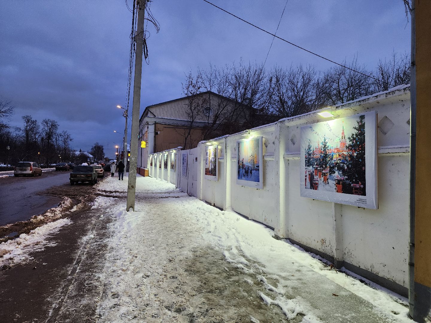 Коломна, культура, выставка под открытым небом, зима в подмосковье,