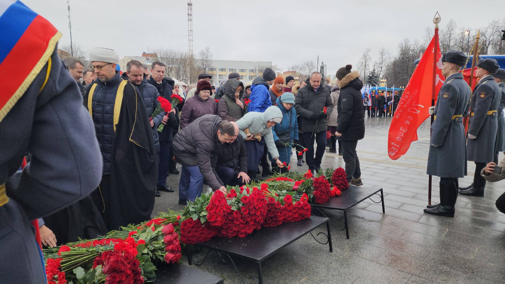 Подольск, Стела город трудовой доблести, Открытие стелы, Благоустройство,