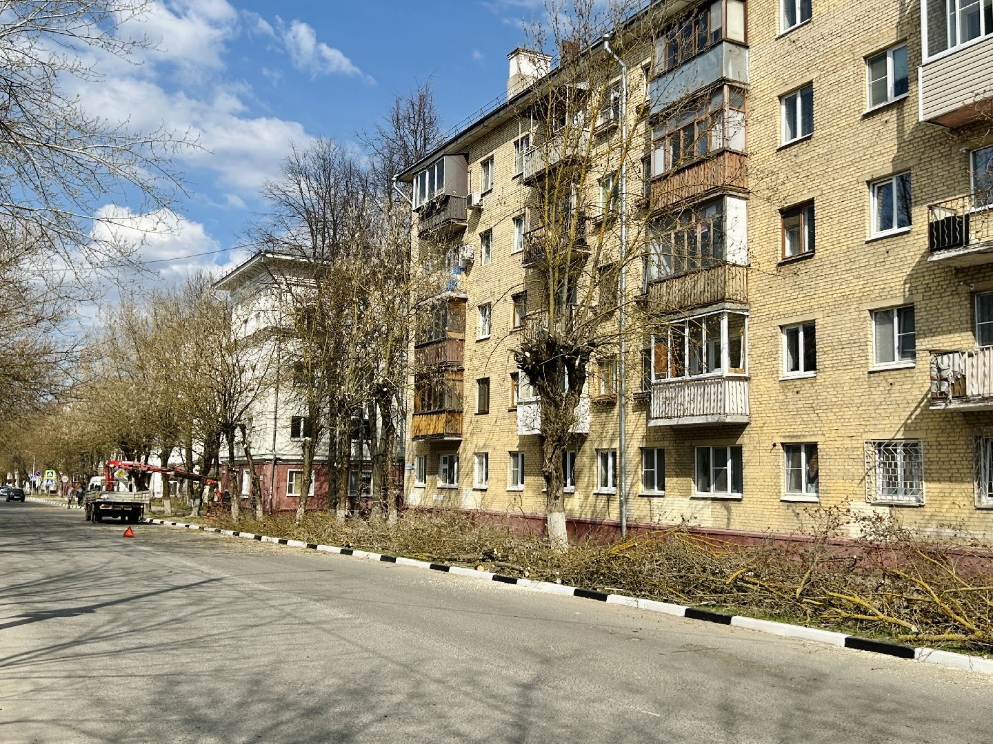 Благоустройство, Фрязино, сухостой, опиловка