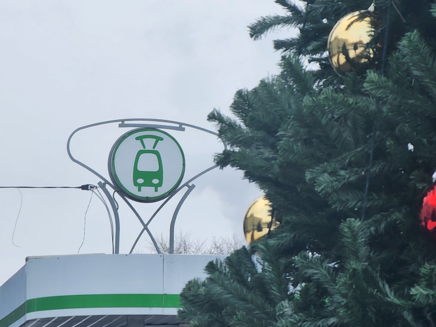 Коломна, трамвай, коломенский трамвай желаний, новогоднее украшение,