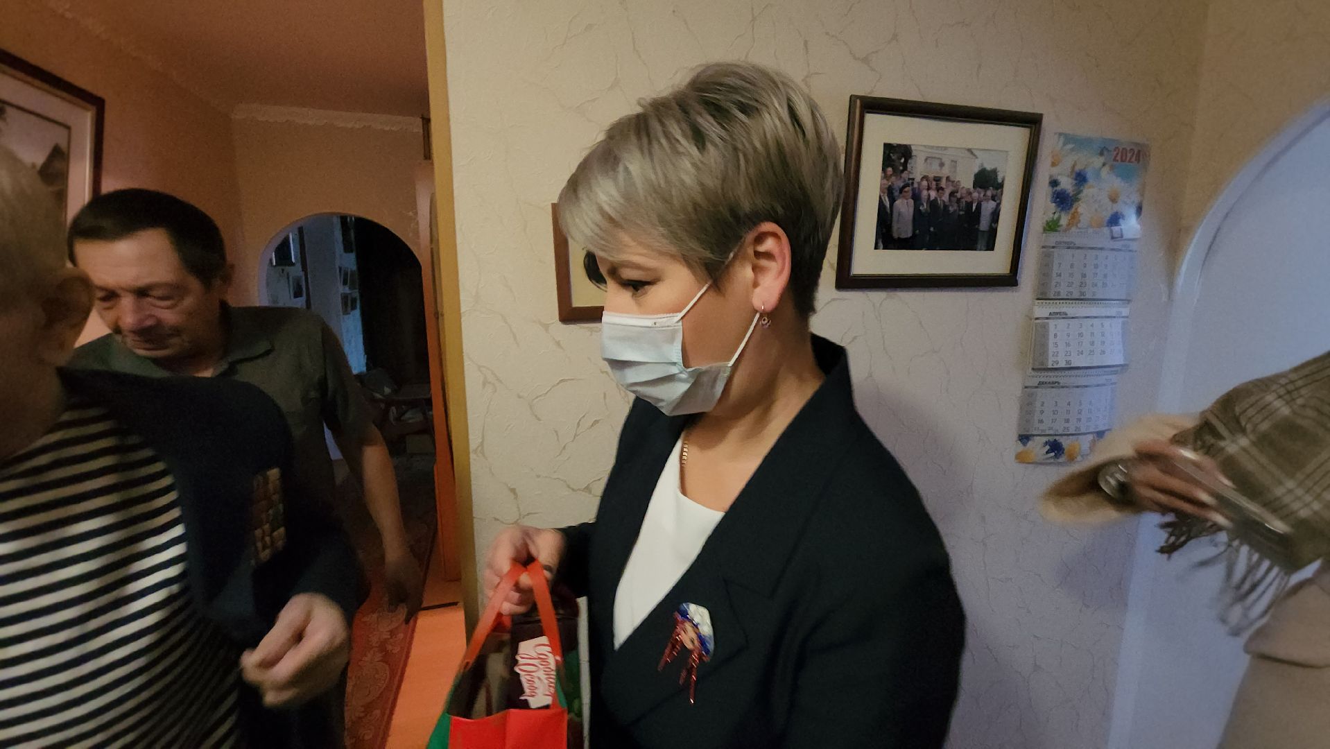 ветеран вов, новый 2025 год, поздравление ветерана, руза, рузский городской округ, зима в подмосковье, московская область,