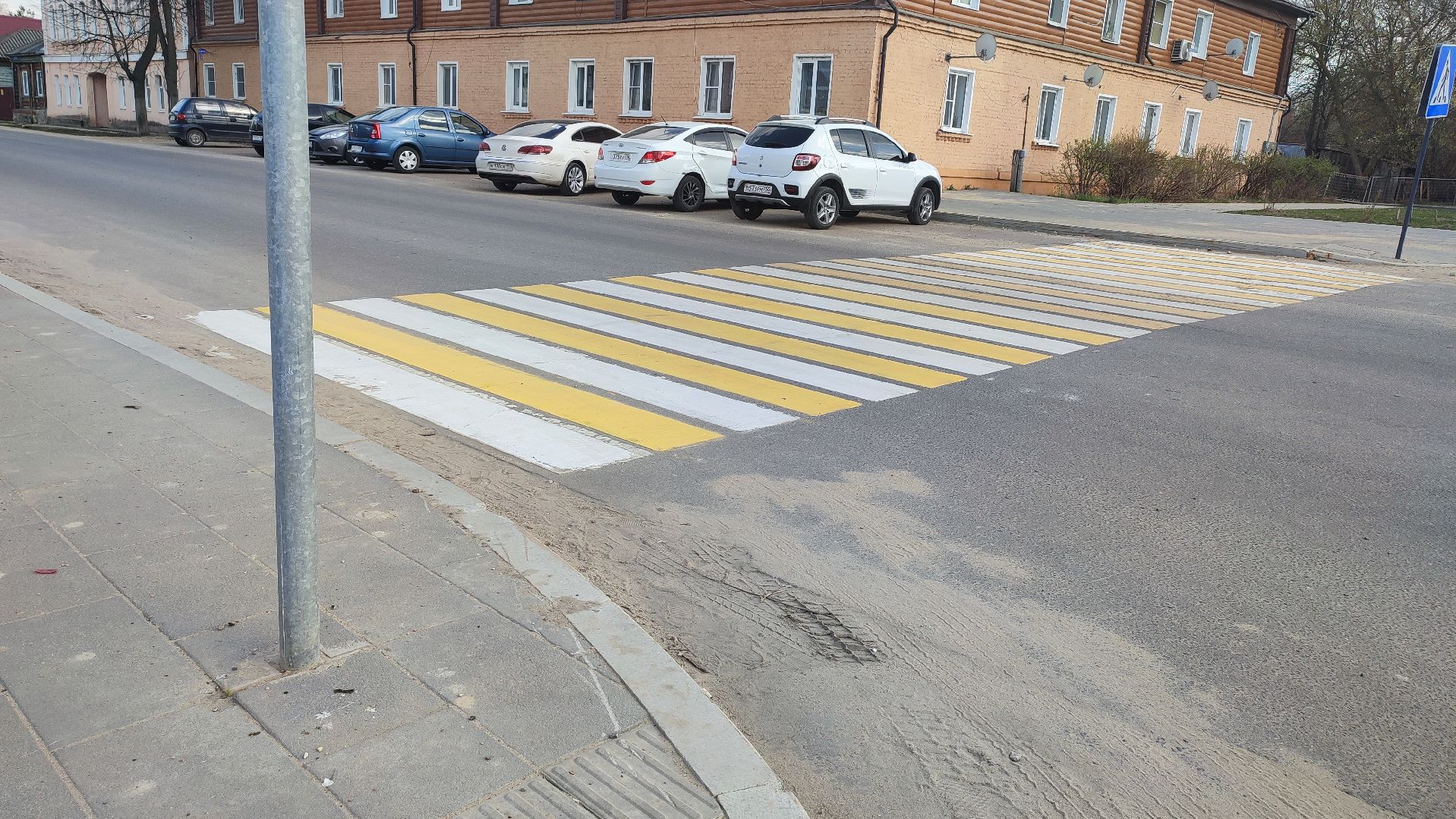 Кашира, разметка, пешеходный переход, дороги