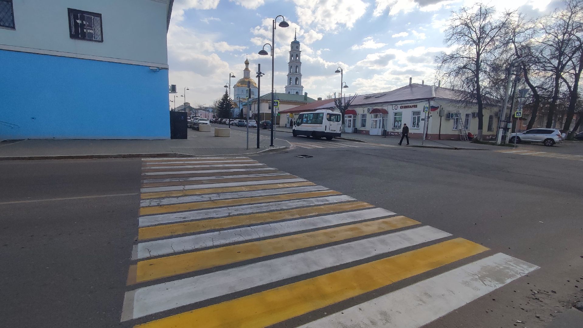 Кашира, разметка, пешеходный переход, дороги