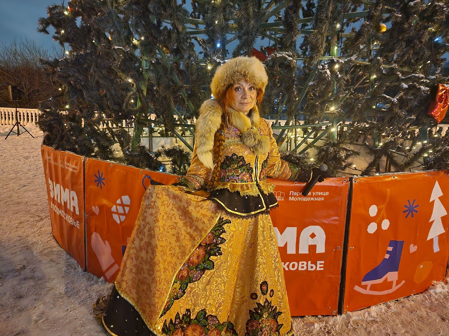 долгопрудный, парк на молодежной, новый год, хореография, русские традиции, дед мороз и снегурочка, КМЦ Долгопрудный,