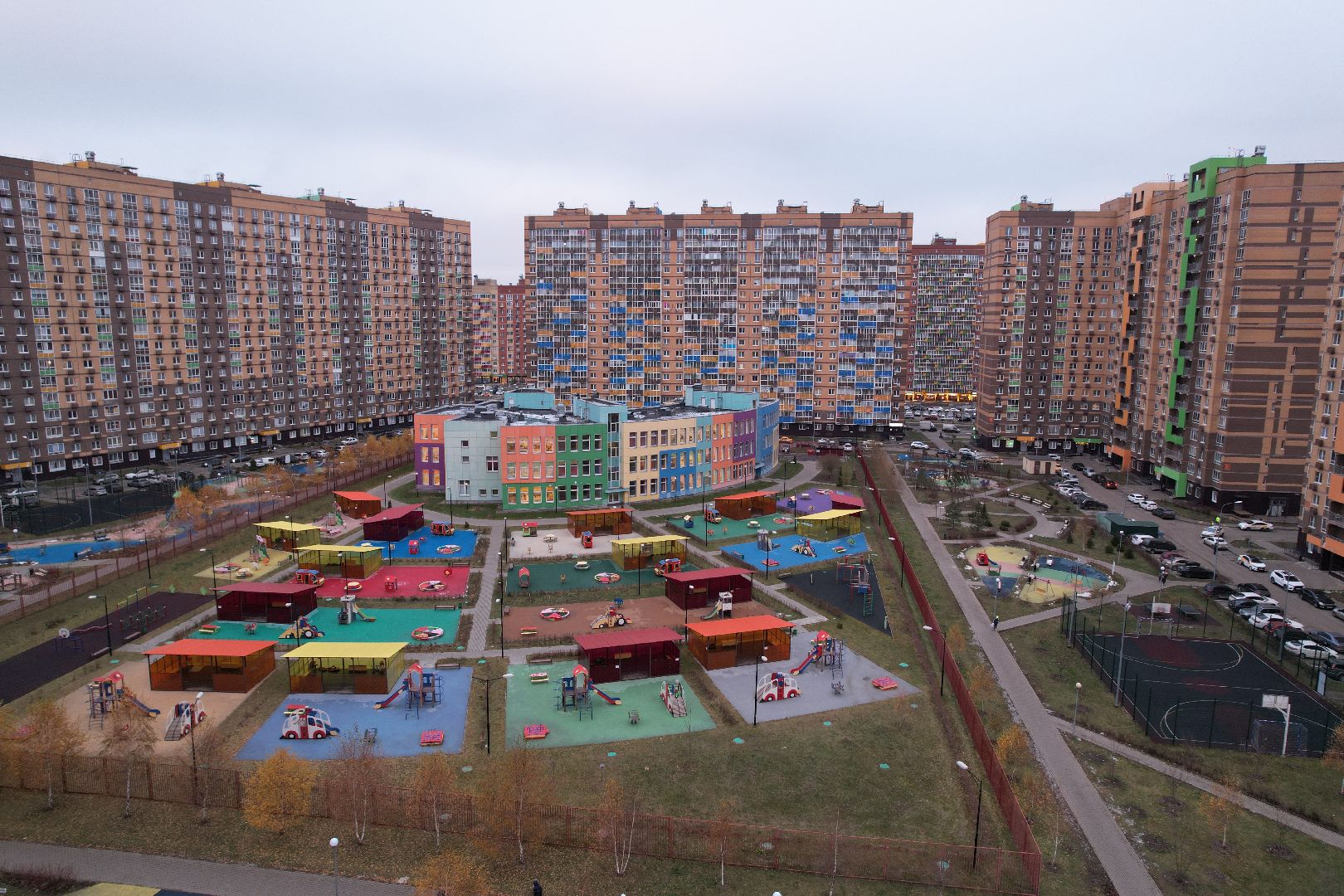 видео с коптера, строительство, строительство домов,