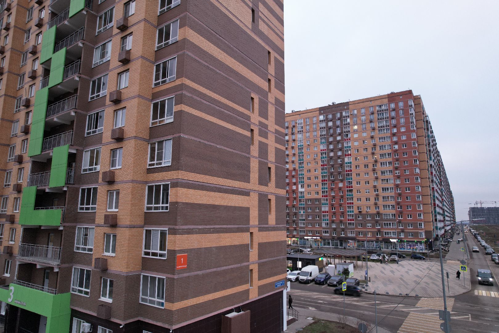 видео с коптера, строительство, строительство домов,