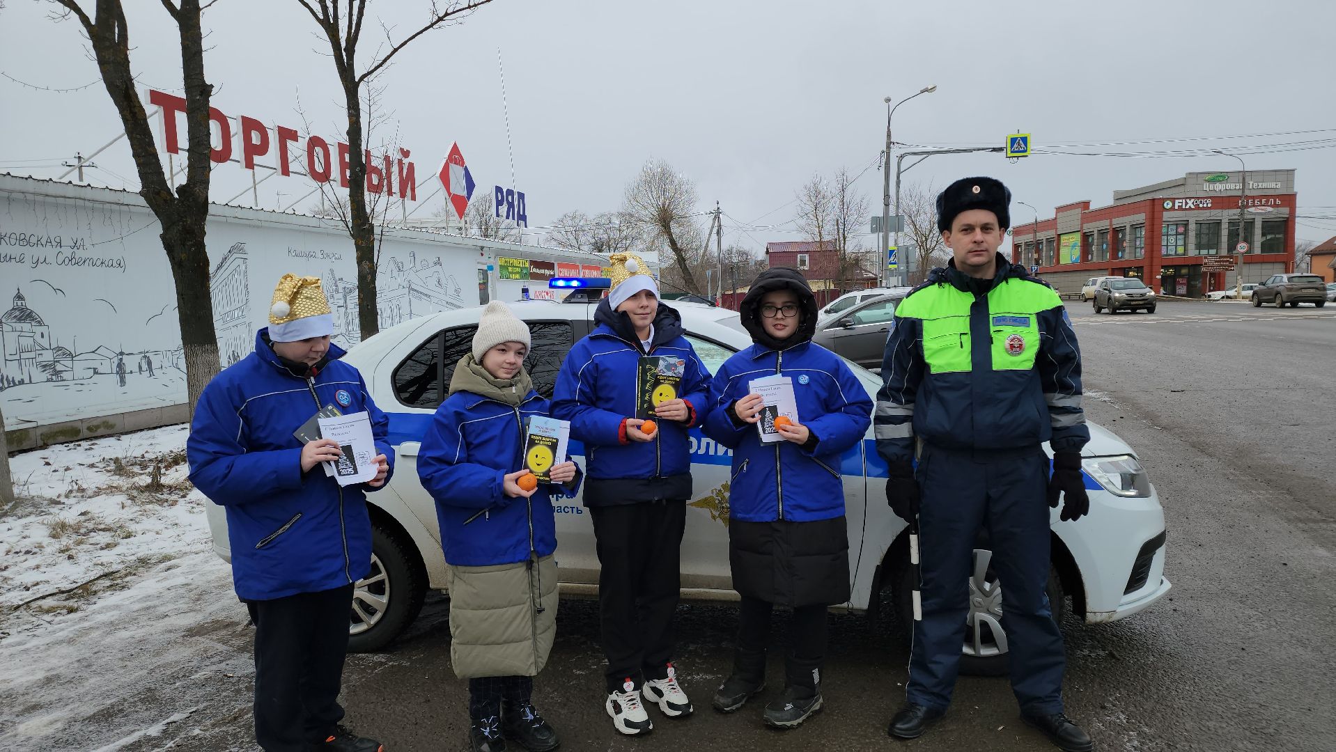 кашира, юид, госавтоинспекция, новогодняя акция, вертикалки,