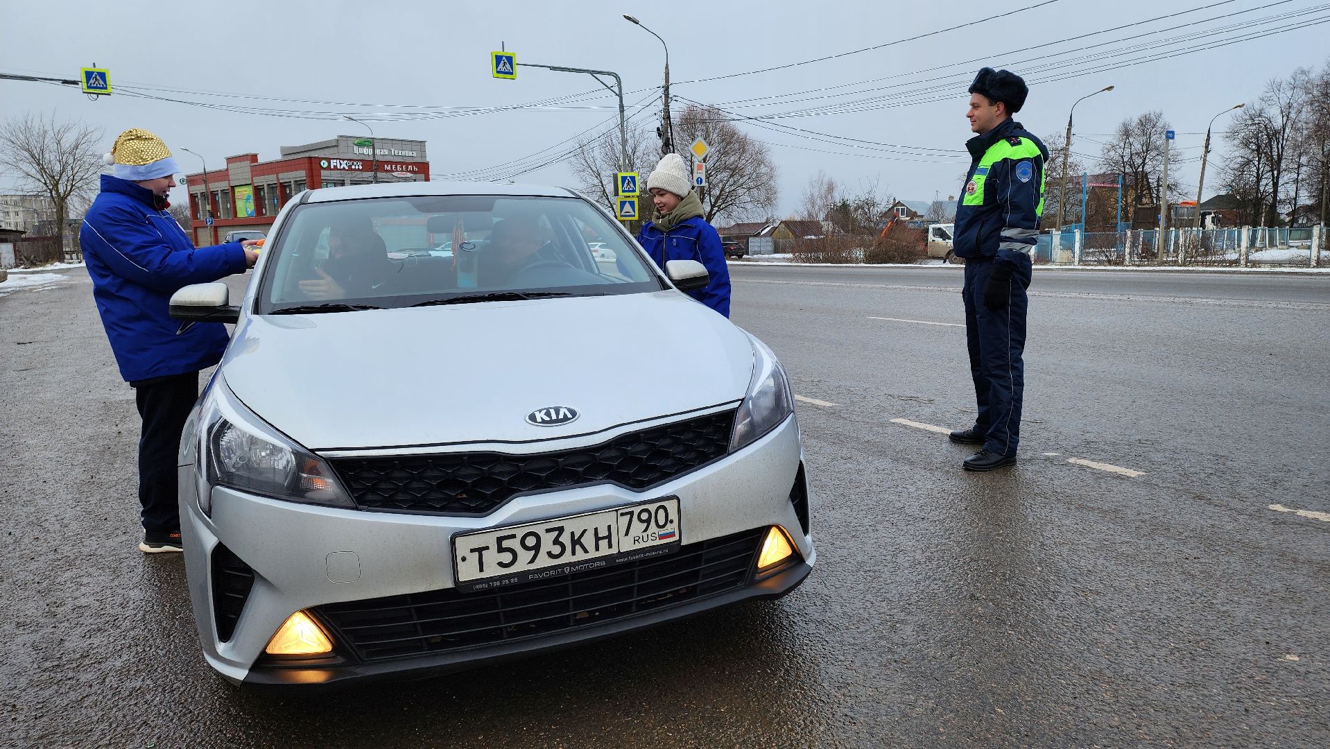 кашира, юид, госавтоинспекция, новогодняя акция, вертикалки,