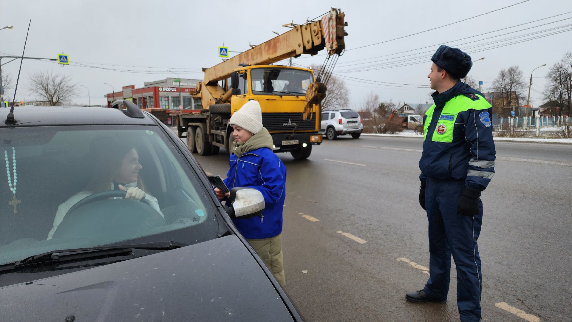 кашира, юид, госавтоинспекция, новогодняя акция, вертикалки,