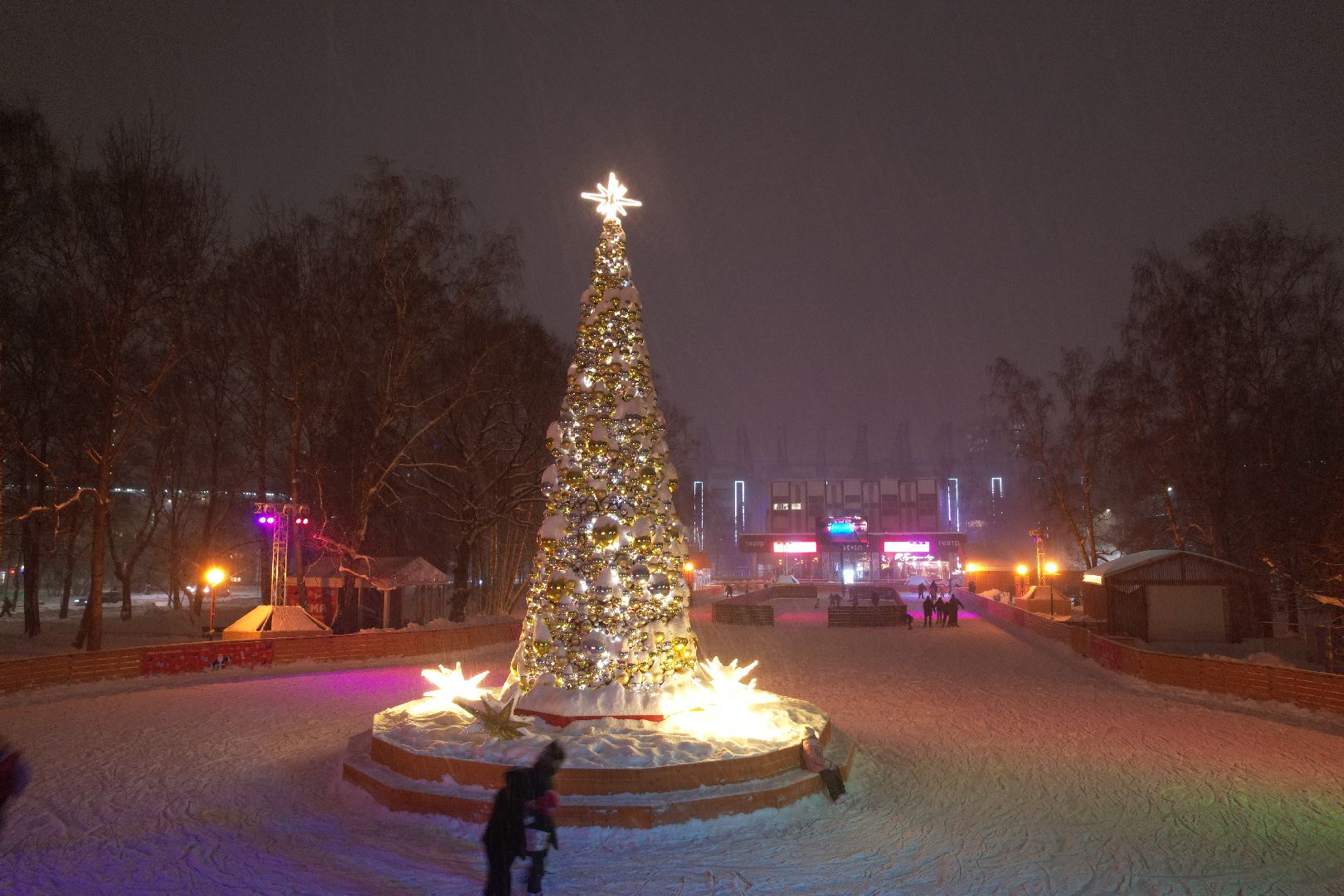 видео с коптера, химки, зима в подмосковье,