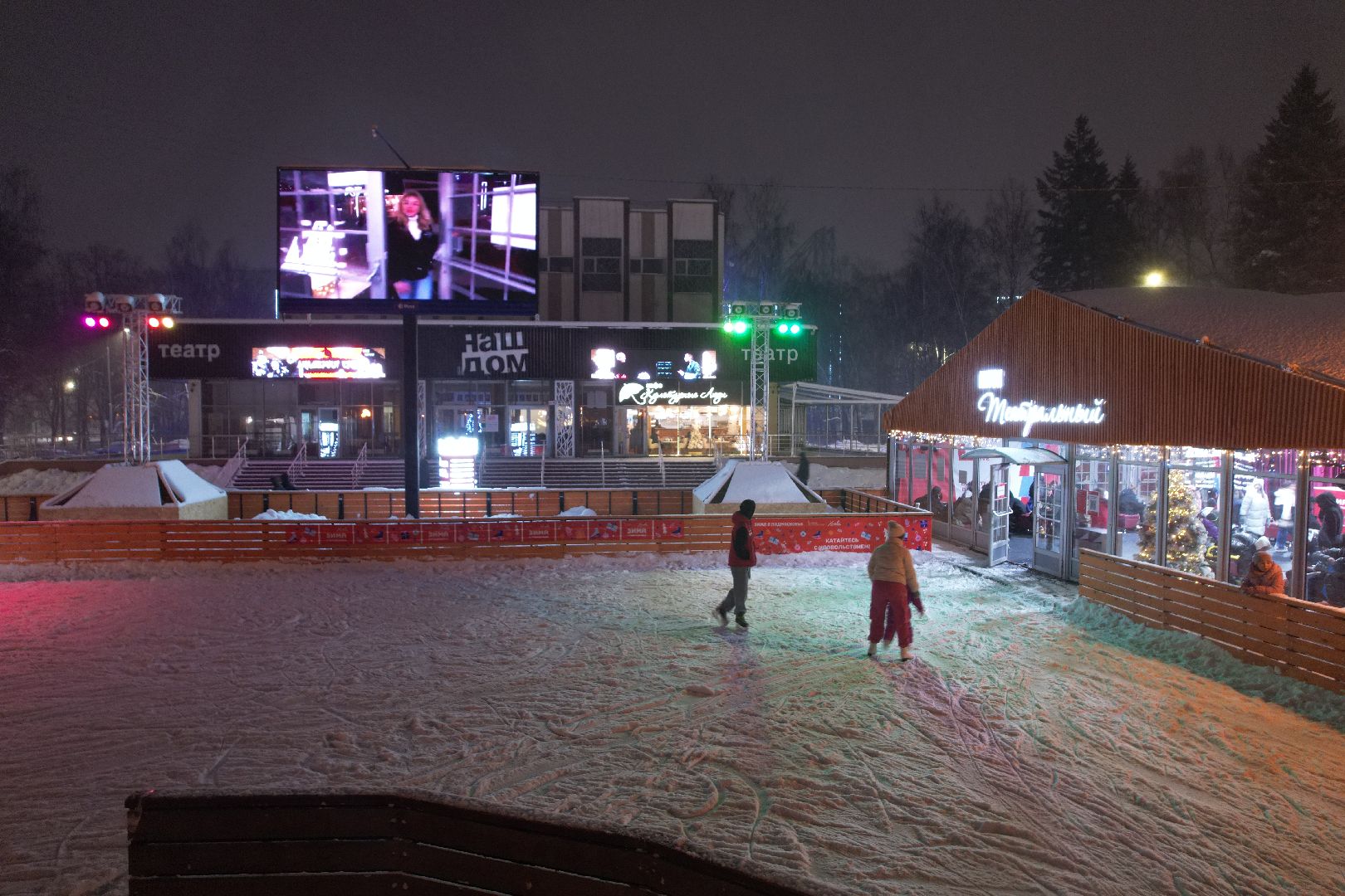 видео с коптера, химки, зима в подмосковье,