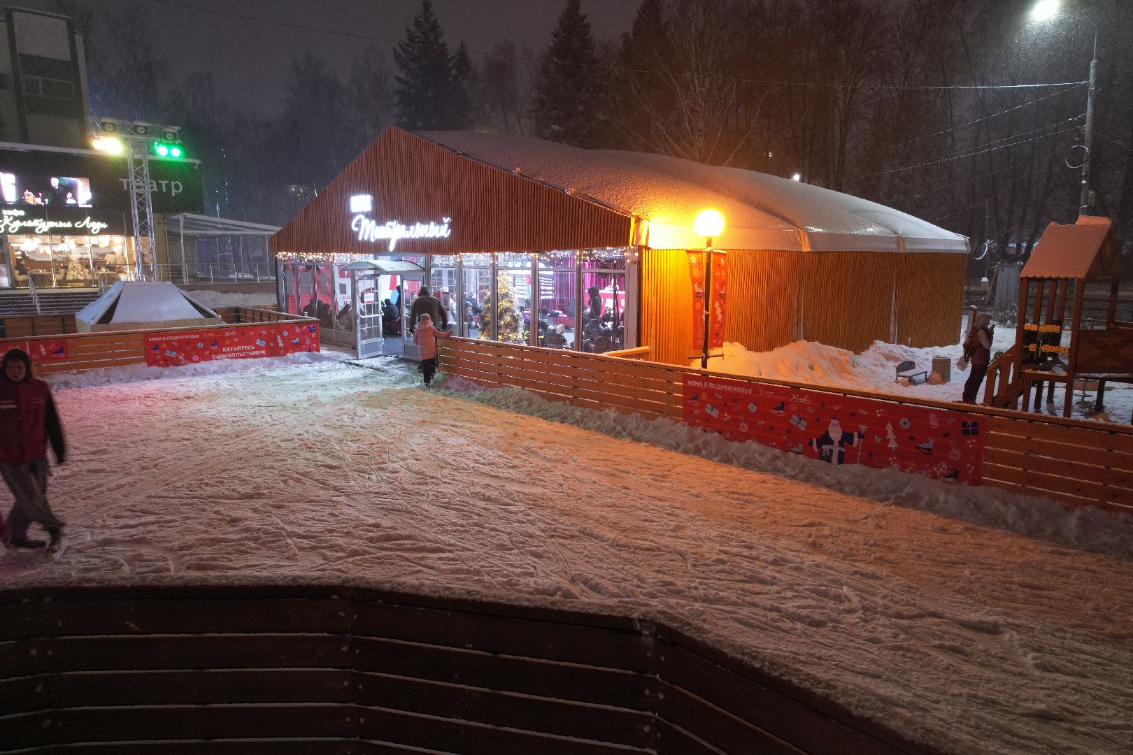 видео с коптера, химки, зима в подмосковье,