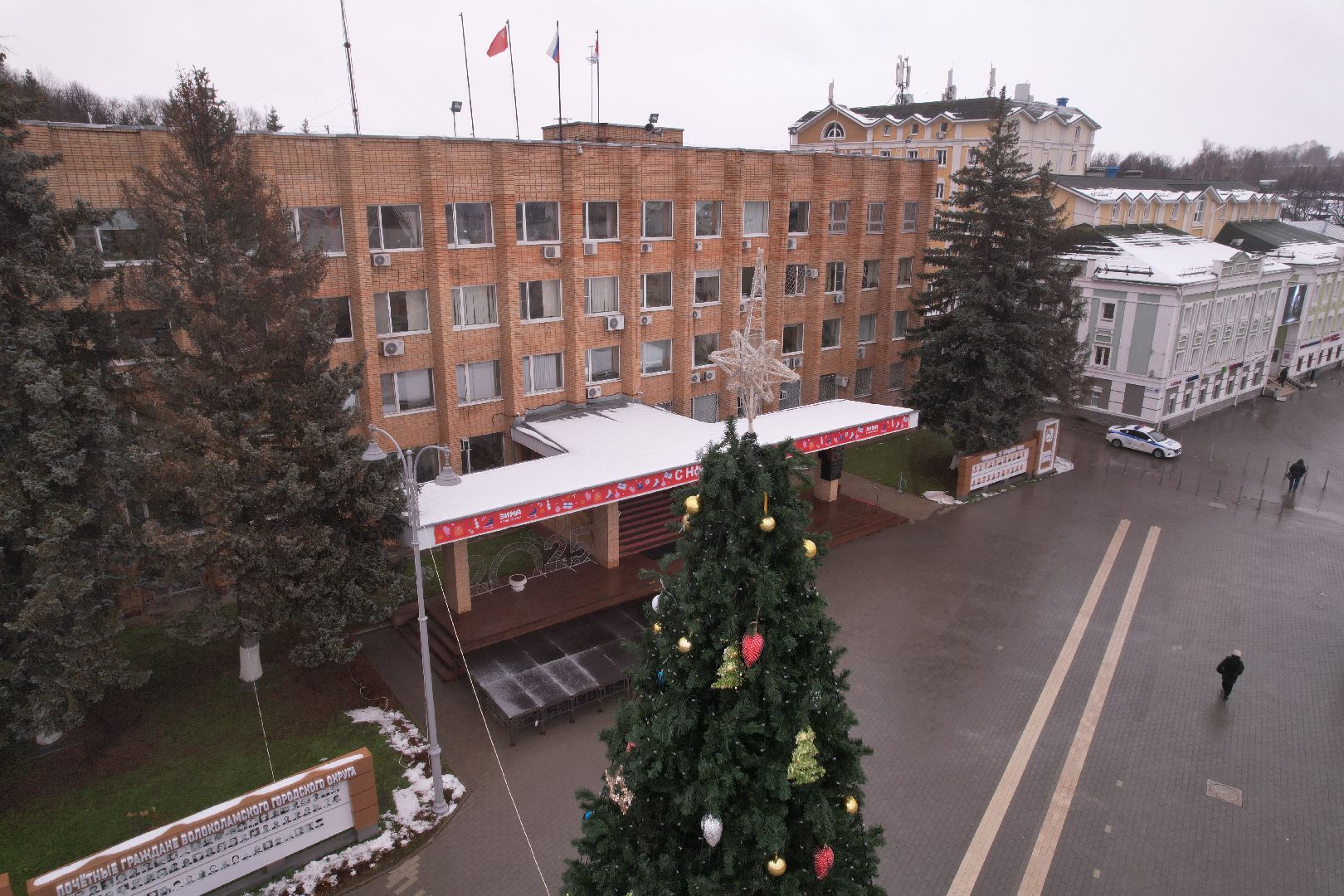 видео с коптера, зима в подмосковье, волоколамск,