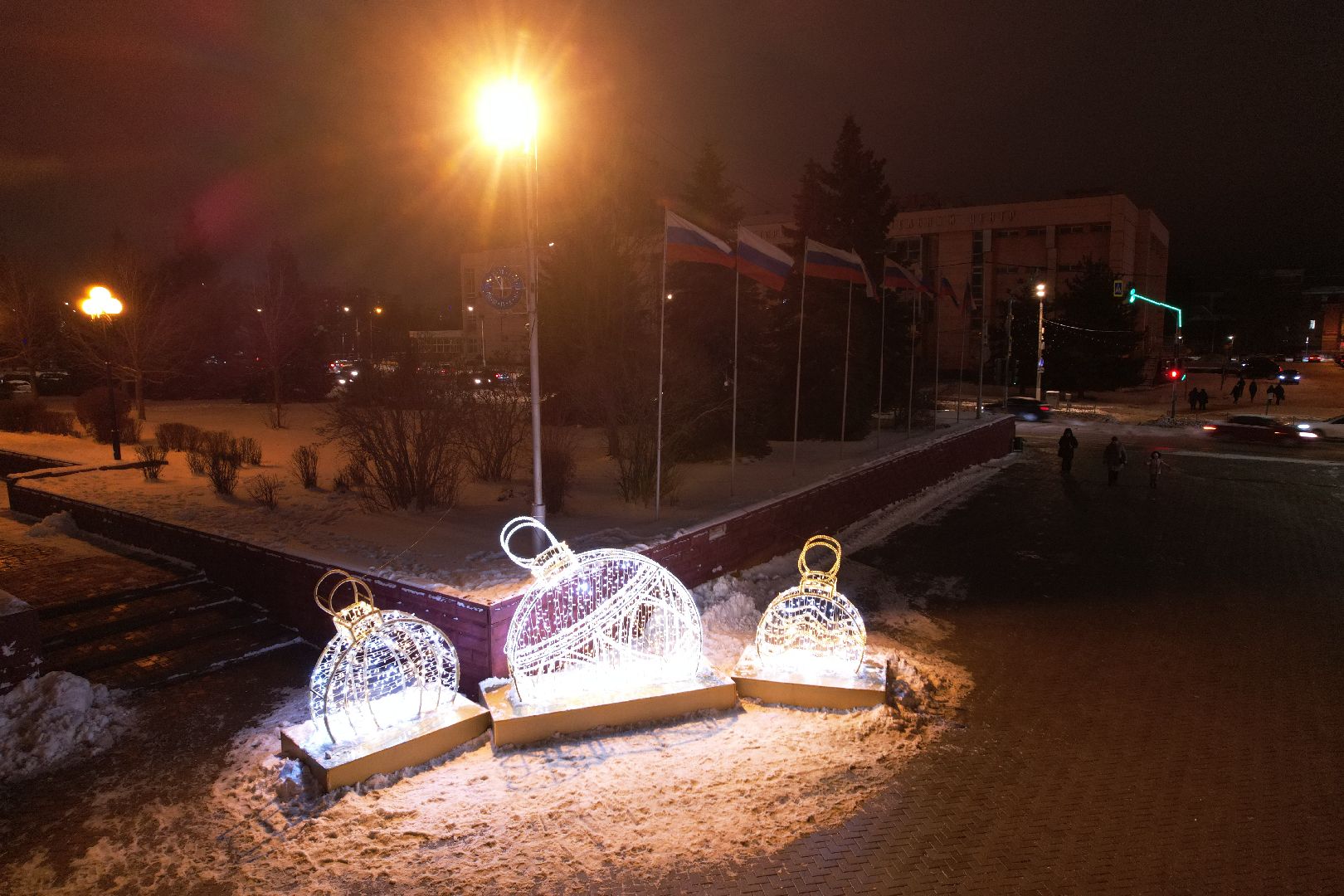 видео с коптера, зима в подмосковье, орехово зуево,