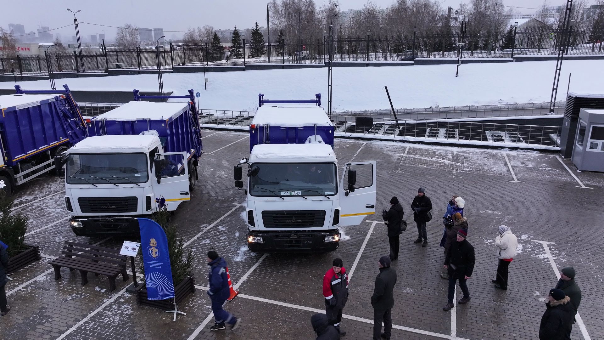 видео с коптера, жкх, техника, красногорск, машины,