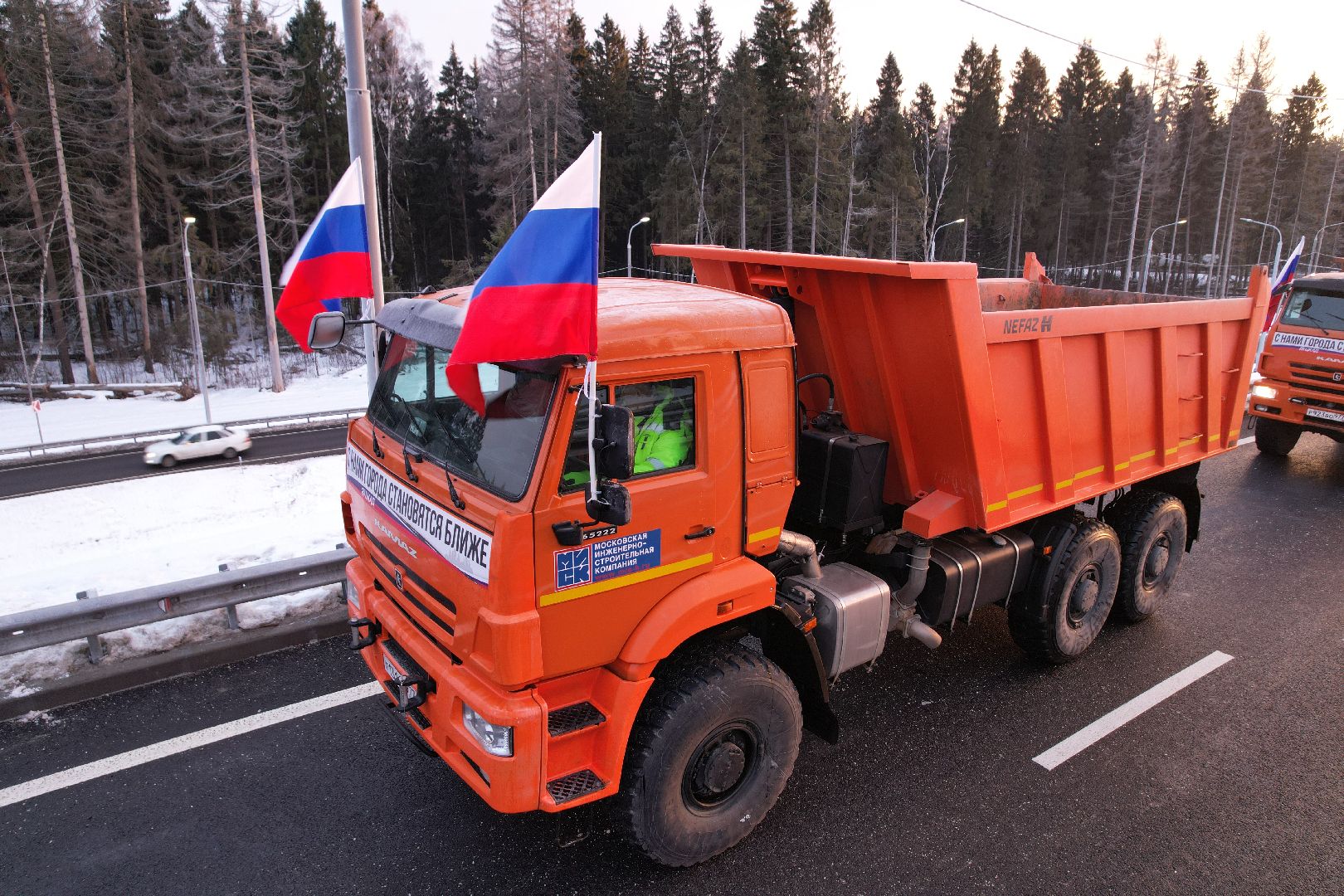 видео с коптера, строительство, дороги,