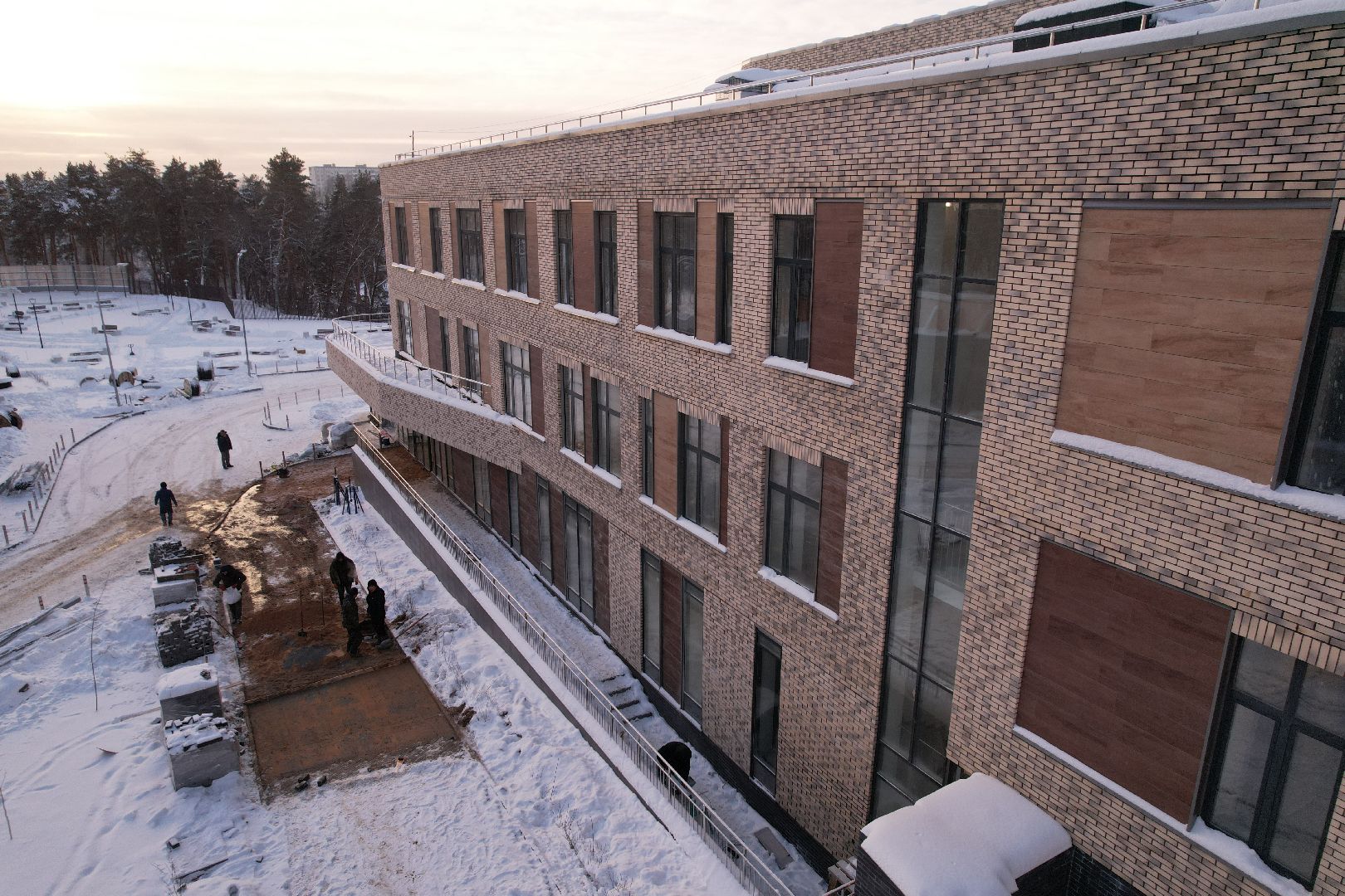 видео с коптера, хотьково, строительство, медицина,