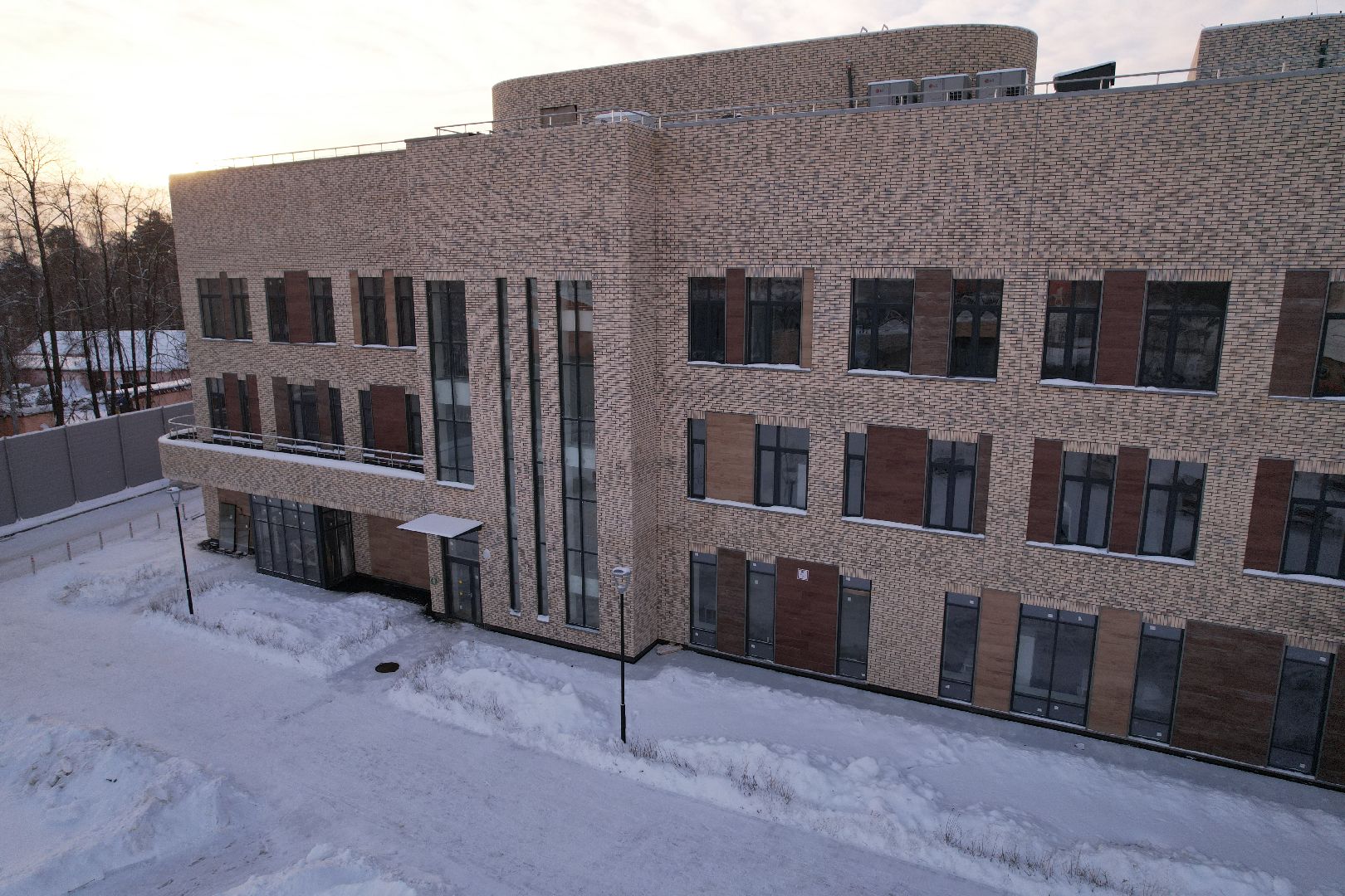 видео с коптера, хотьково, строительство, медицина,