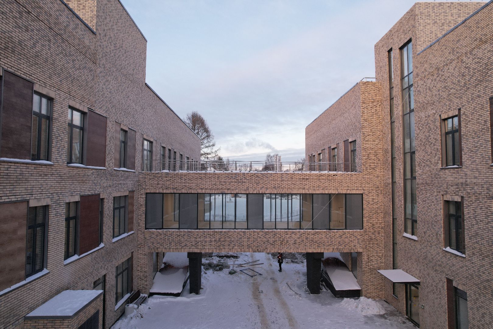 видео с коптера, хотьково, строительство, медицина,