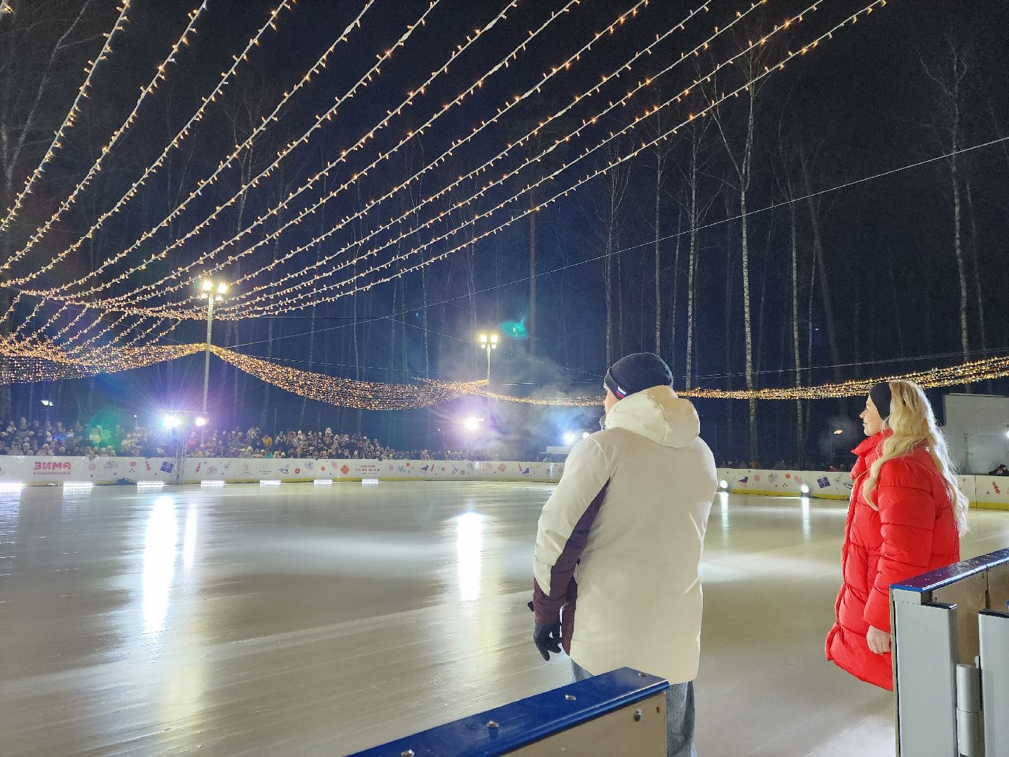 ледяное шоу, спектакль, фигуристы, фигурное катание, татьяна навка, ногонск, центральный парк, каток, жители, общество, вертикалки,