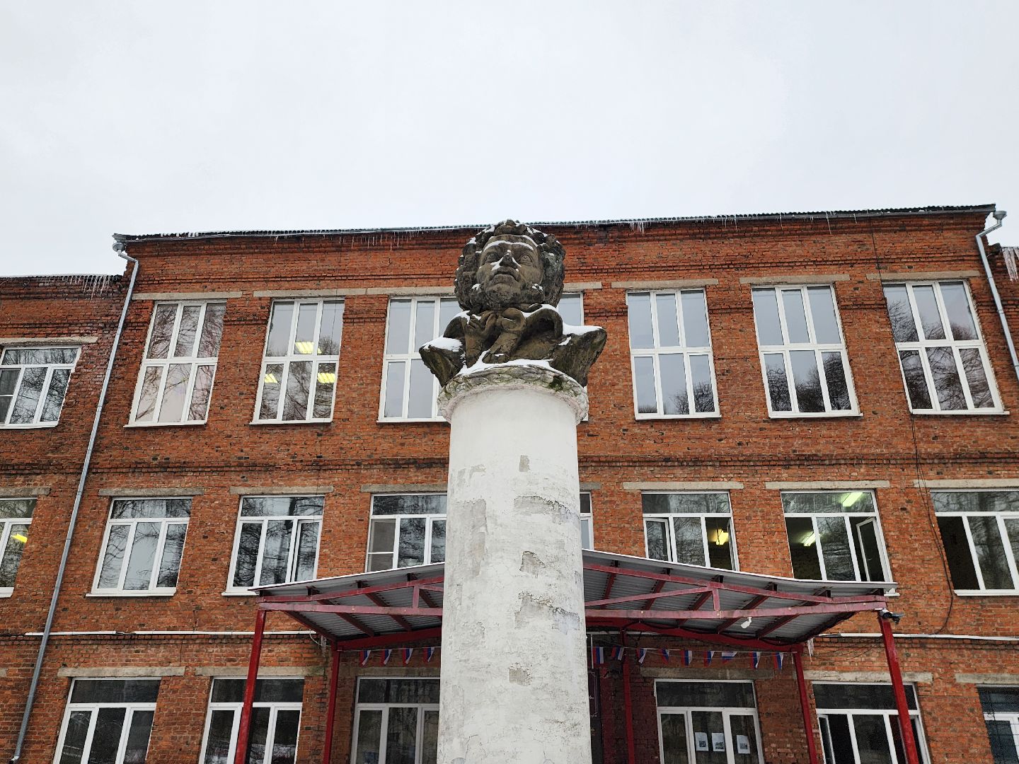 серпухов, школа 6, бюст пушкина, капитальный ремонт, образование, вертикалки,