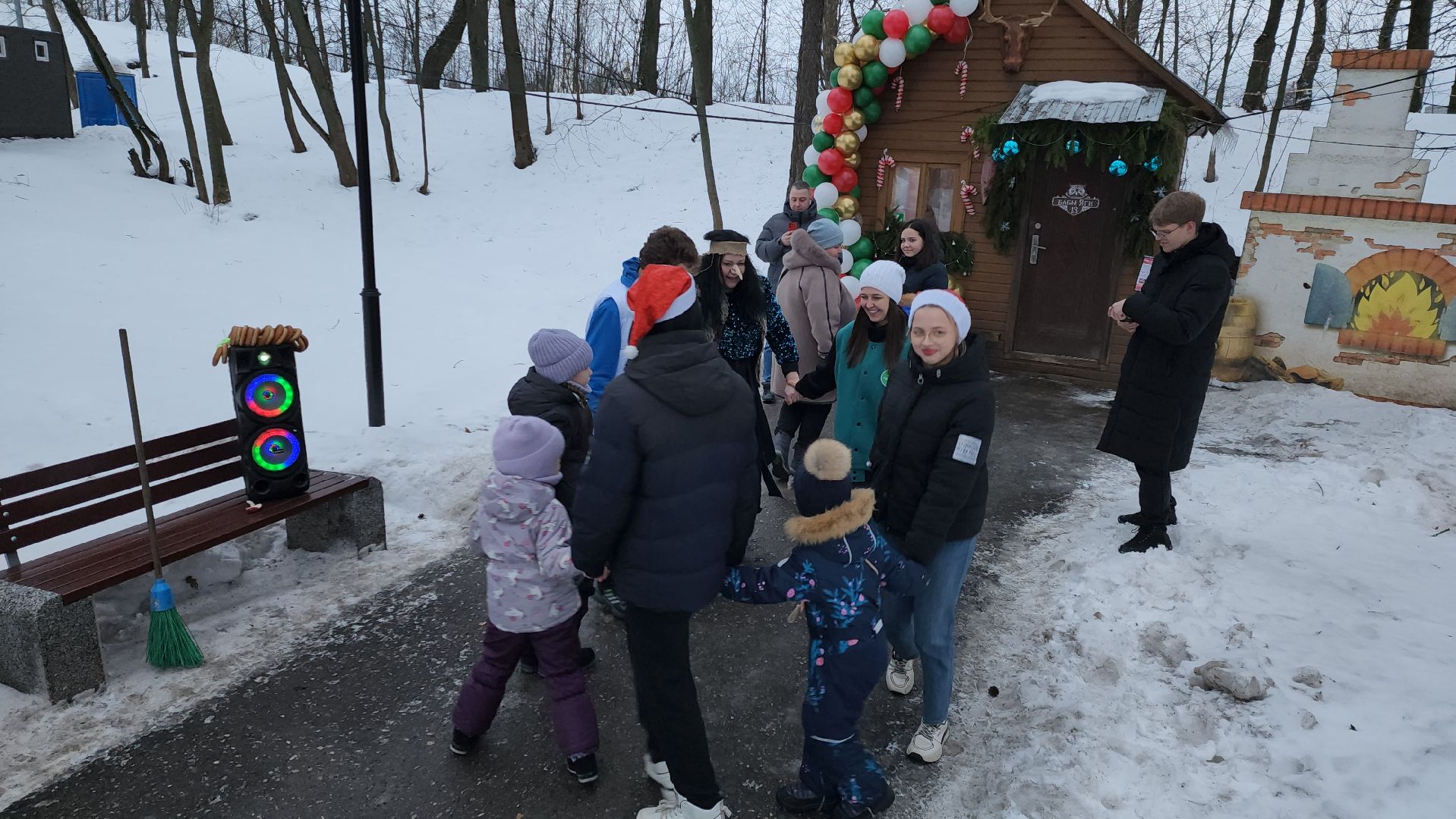 парки подмосковья, парк городок, руза, рузский городской округ, зима в парках, зима в подмосковье, зима в рузе,