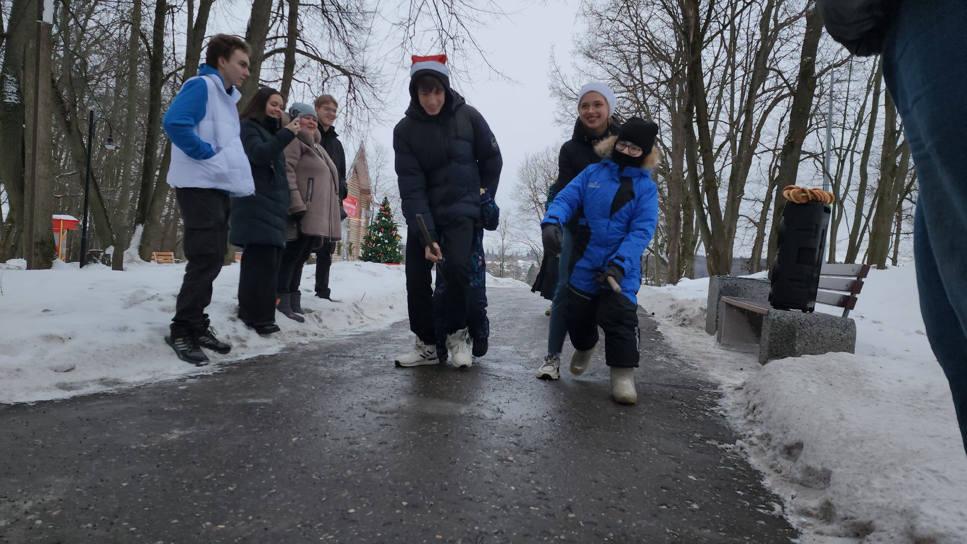 парки подмосковья, парк городок, руза, рузский городской округ, зима в парках, зима в подмосковье, зима в рузе,