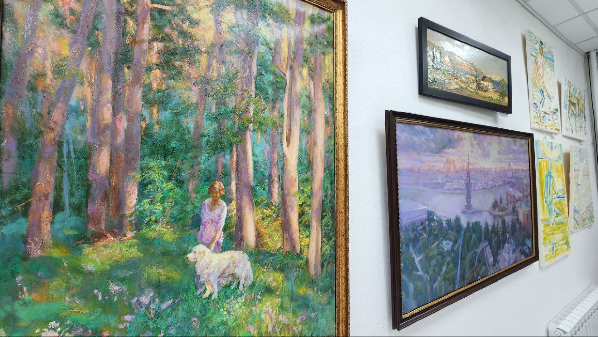 зимний вернисаж, выставочный центр, протвино, живопись, г о серпухов,