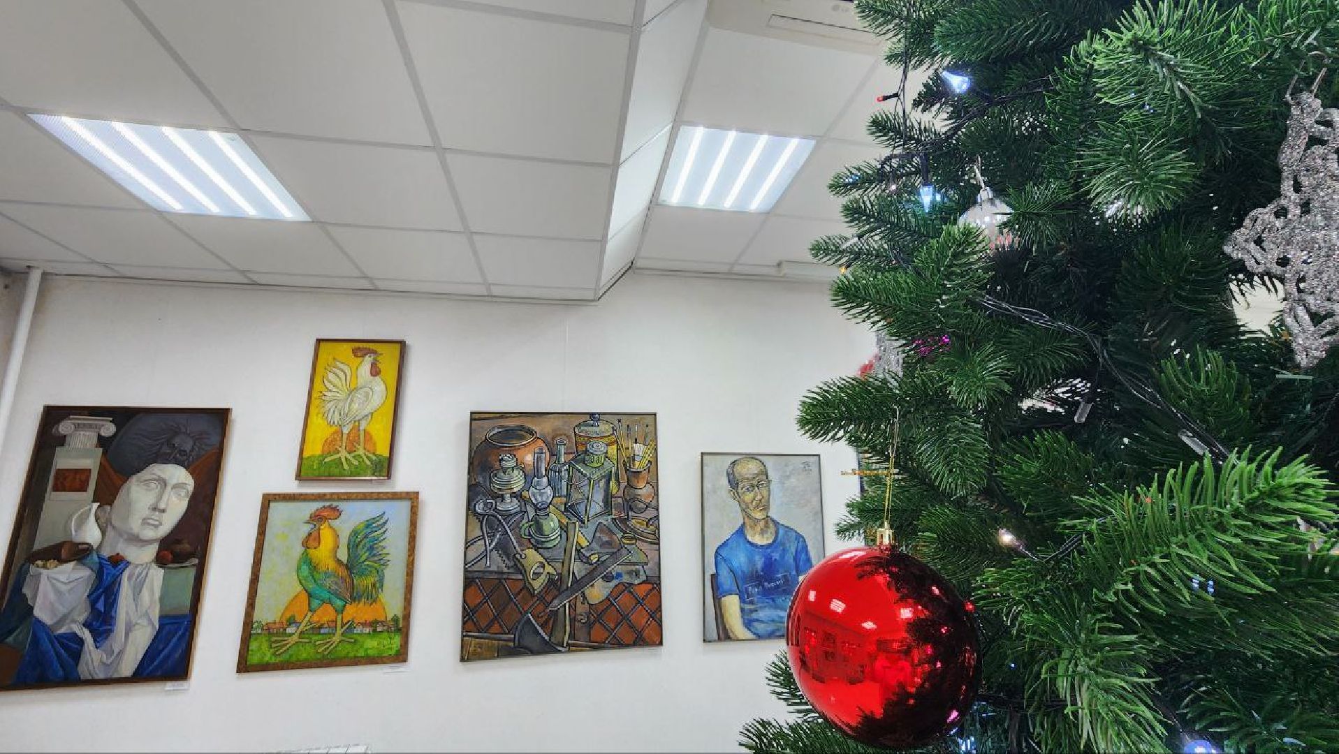 зимний вернисаж, выставочный центр, протвино, живопись, г о серпухов,