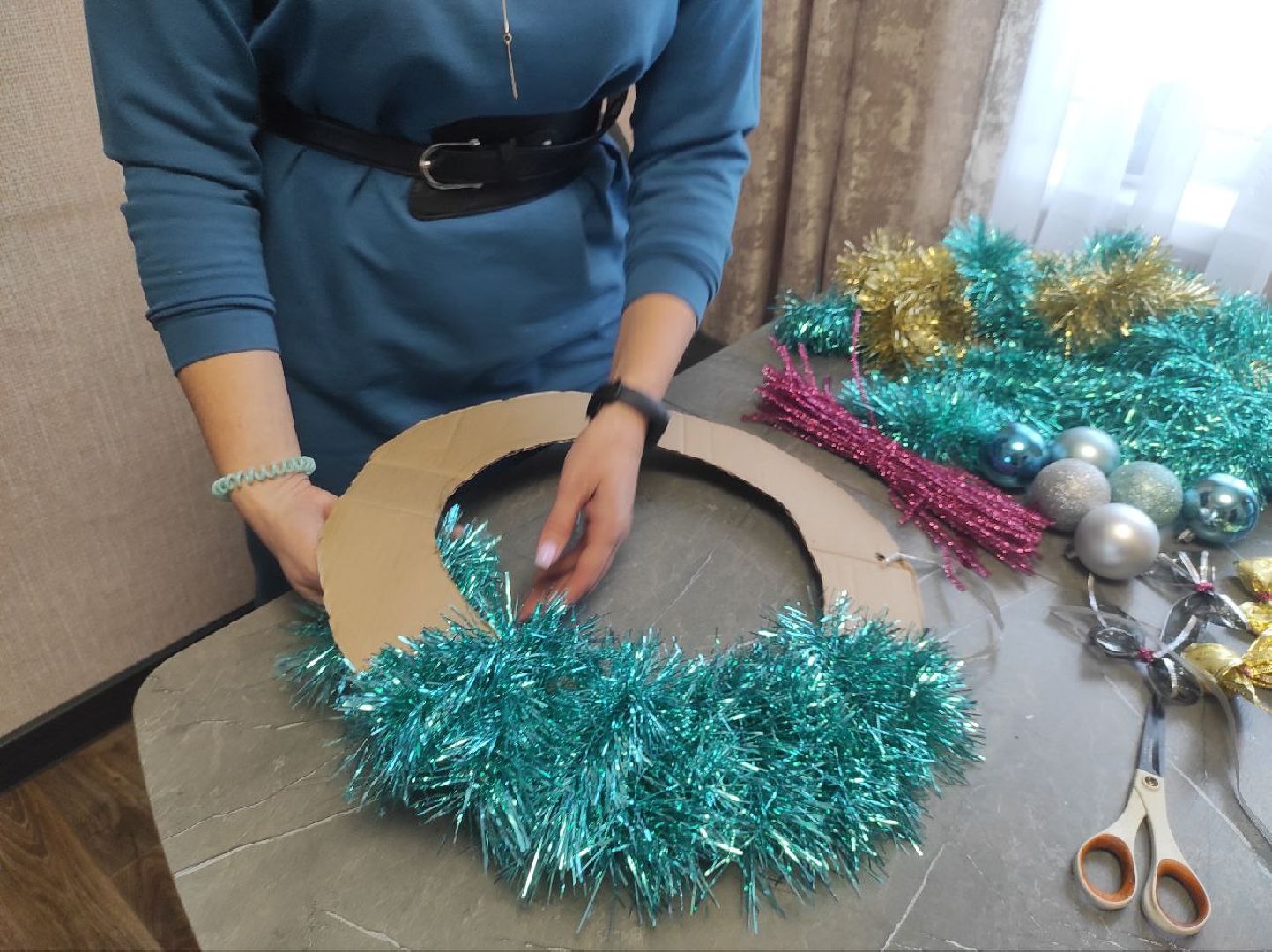 подольск, рождество, композиция, Венок,